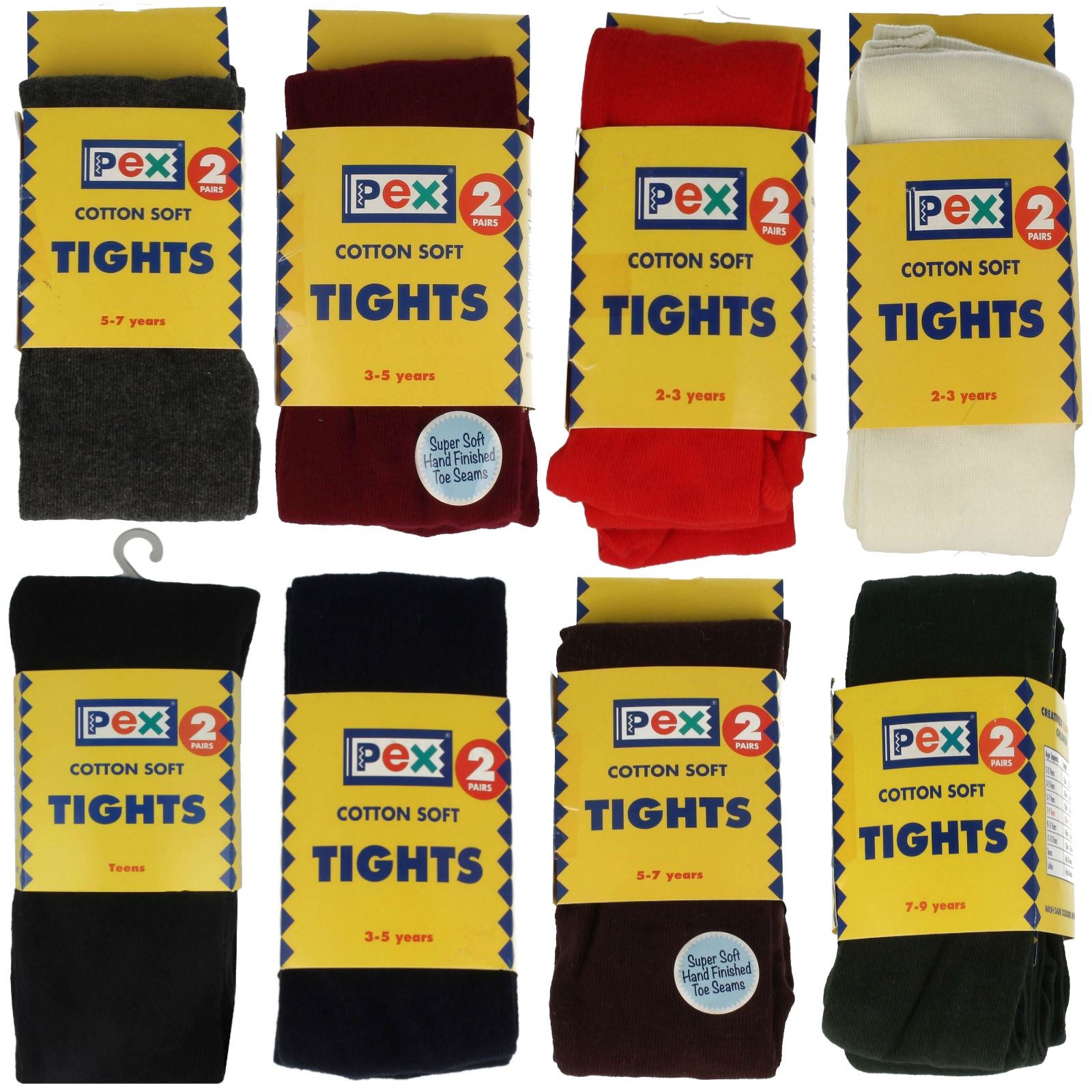 Confezione Da 2 Paia Di Collant Bambina In Cotone A08I901150 - Foto 5