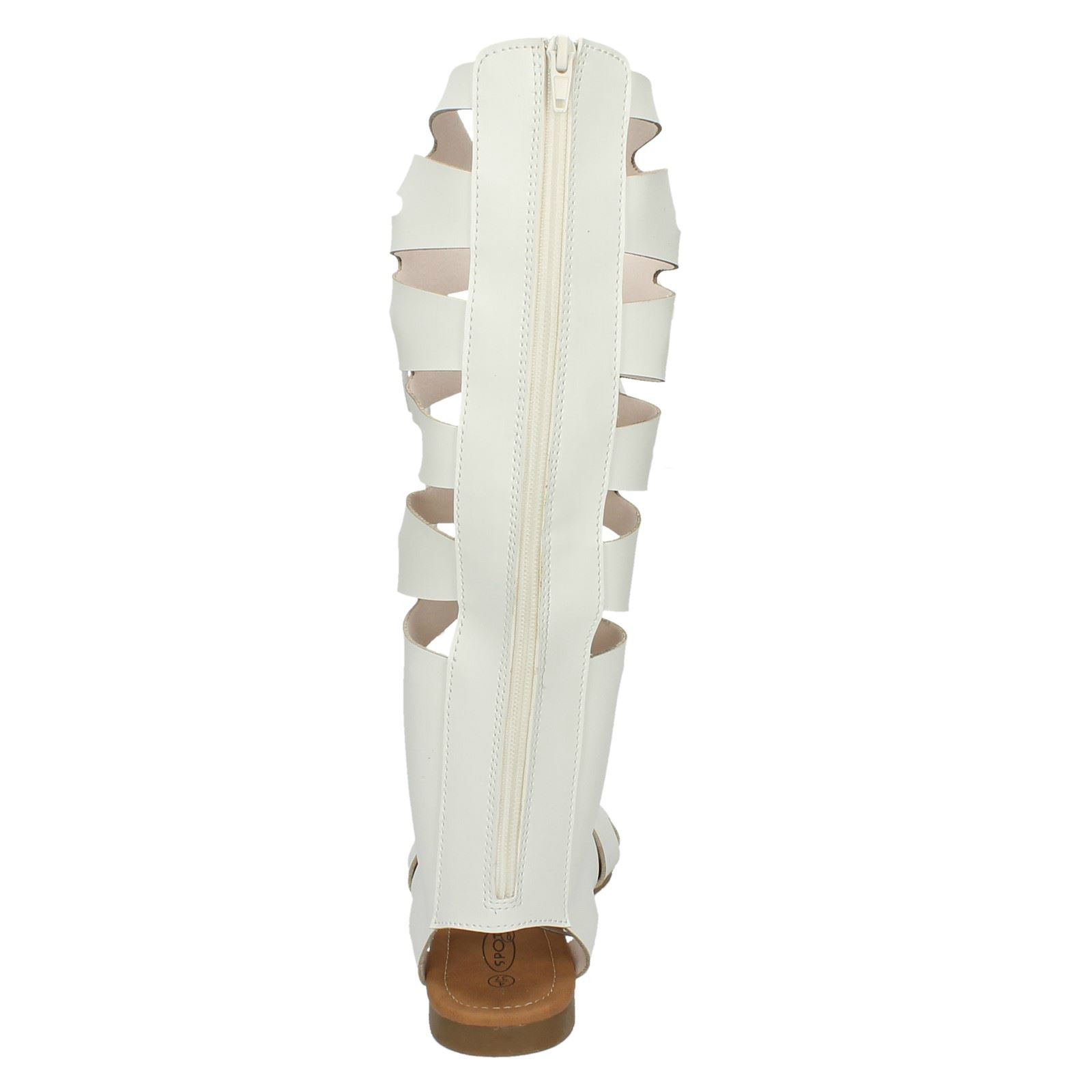 Lace Up Gladiator Sandals Ladies Spot On
