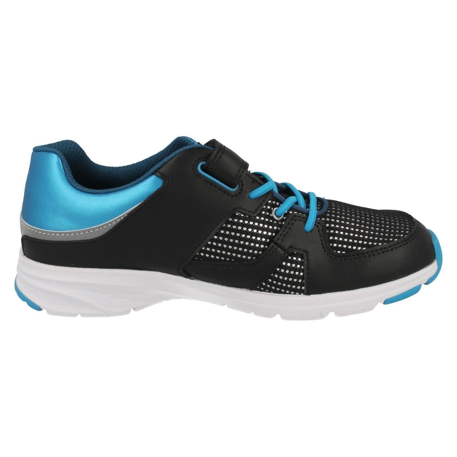 deportivas el Gloforms azul Zapatillas niños Clarks reflejan para espía dawxYw6