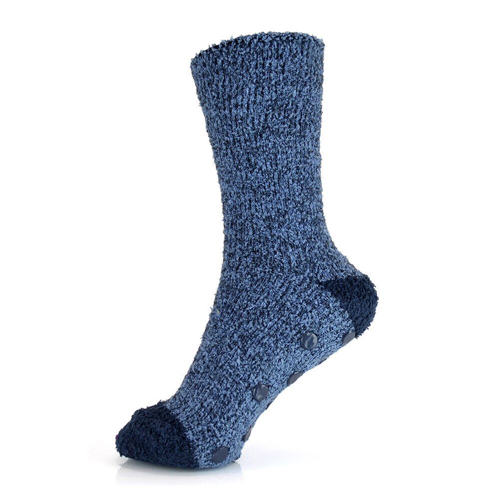 Mens Tom Franks Warm Soft Cosy Socks With Gripper 'SK882' - Picture 11 of 13