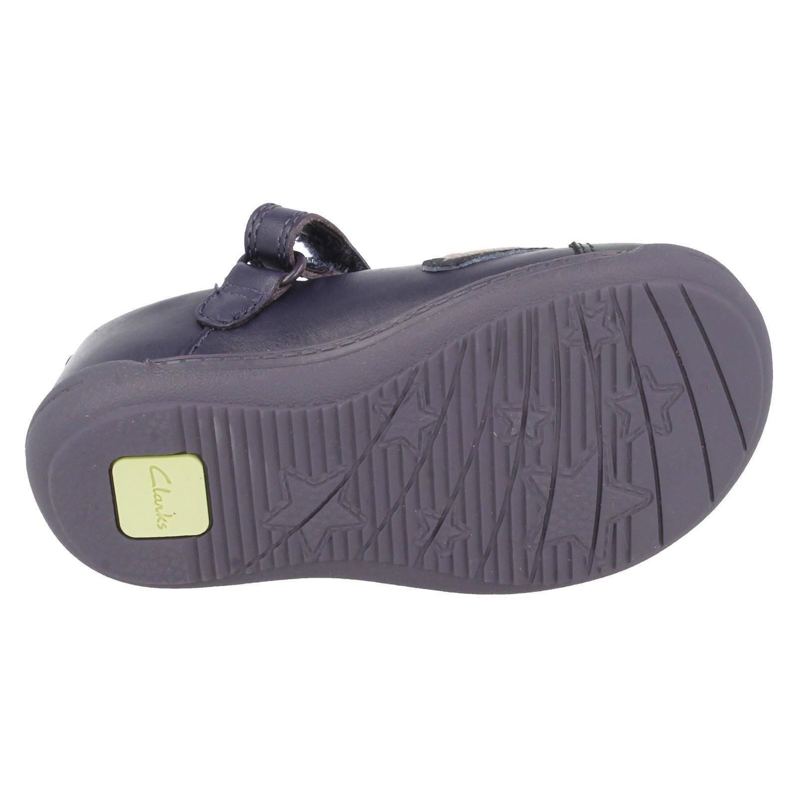 zapatos Bunny' azul 'iva Primeros Niñas Clarks azul marino 8wEq77Cn