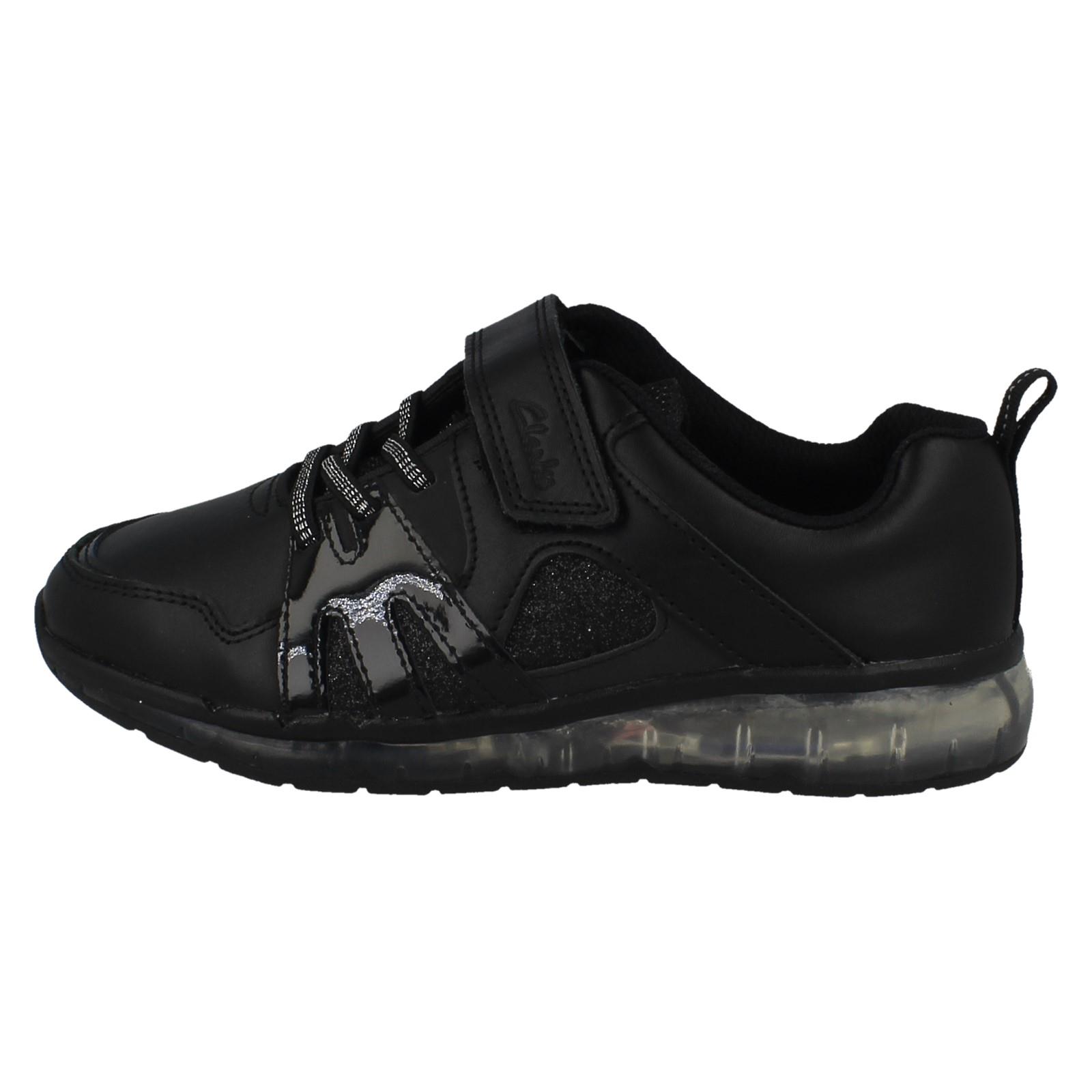 Girls Clarks Casual Trainers Spark Glow O - Picture 3 of 10