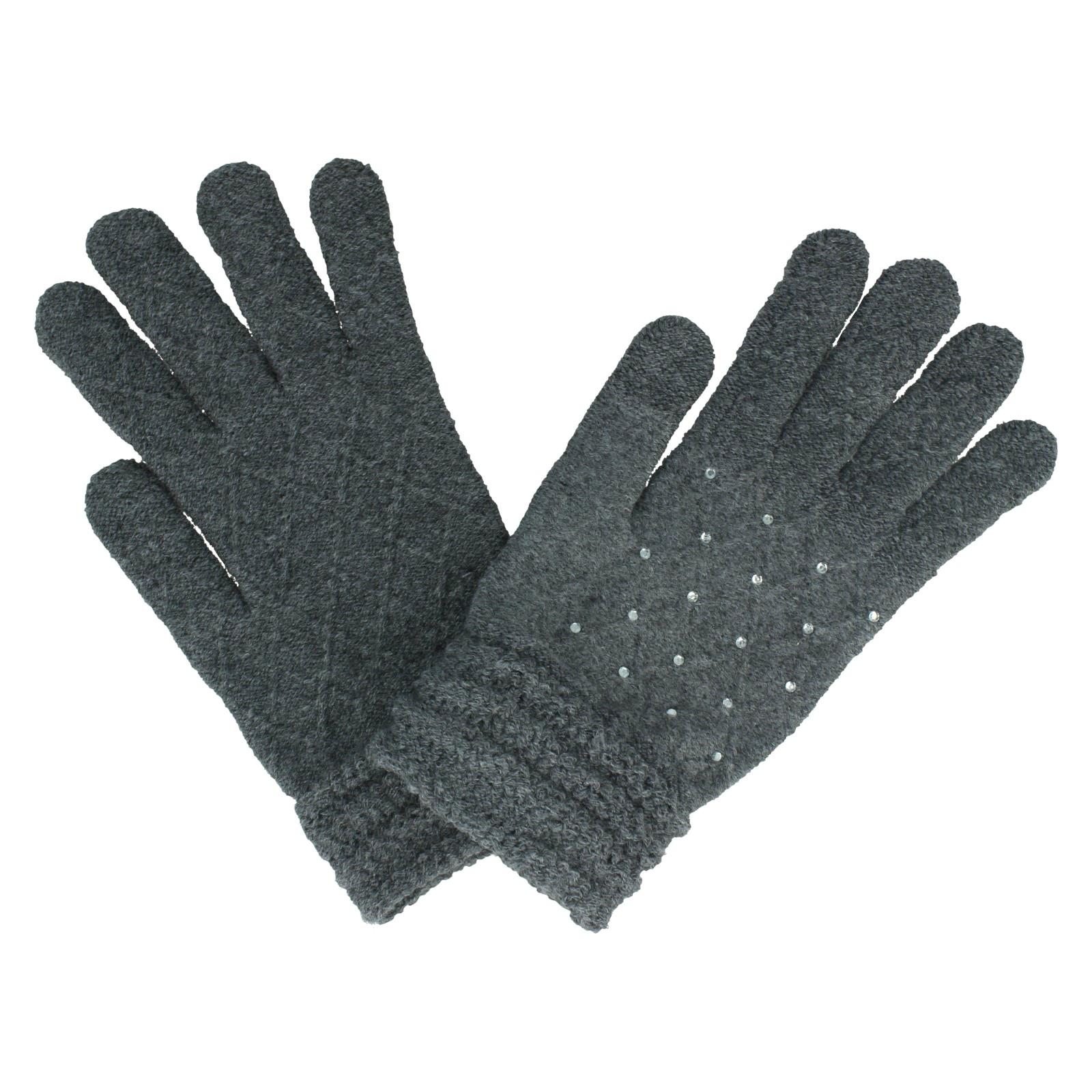Ladies Foxbury RJM Gloves With Diamantes 'GL536' - Picture 6 of 11