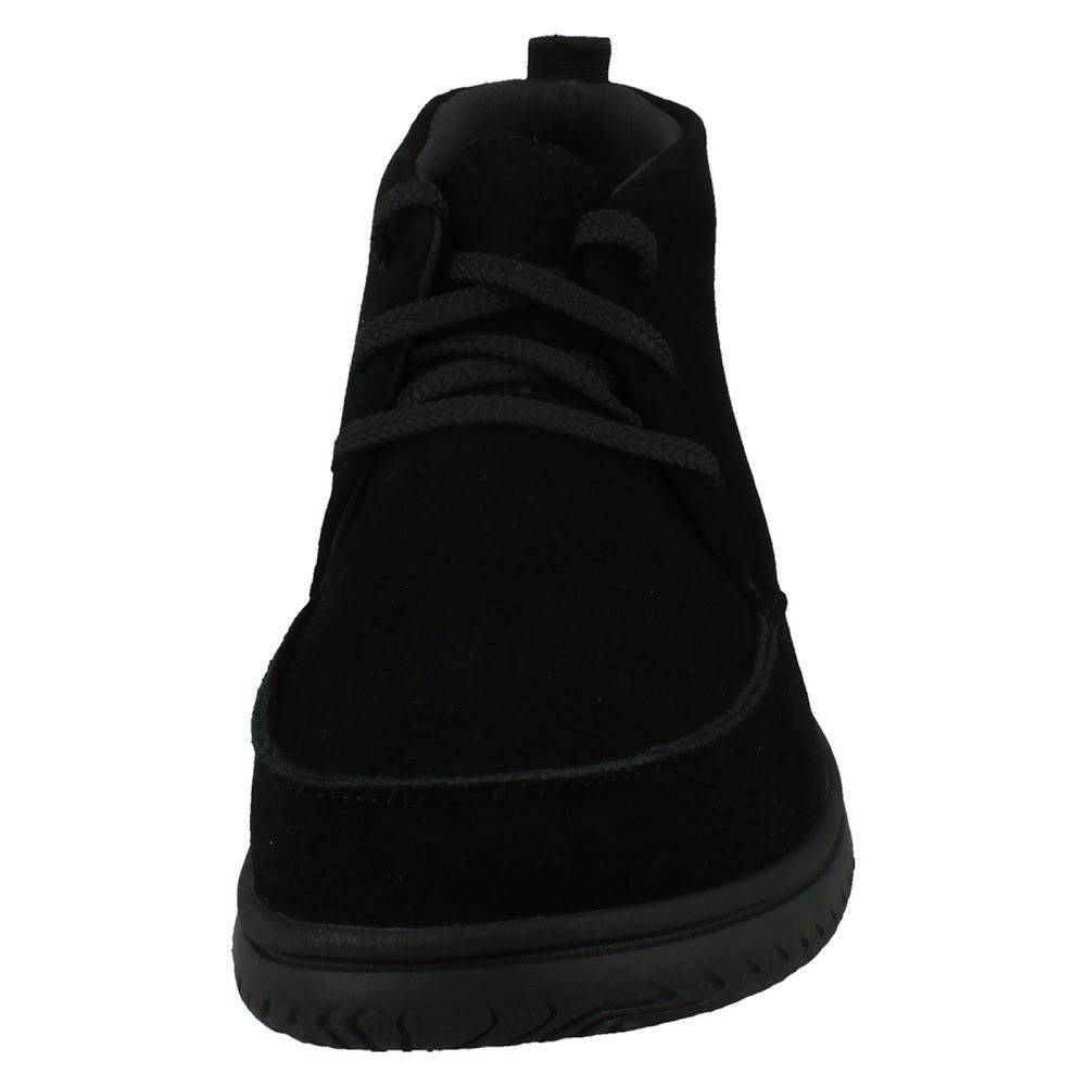 Mens Clarks Suede Leather Moccasin Lace Up Smart Casual Boots: RelaxLite Moc - Picture 9 of 19