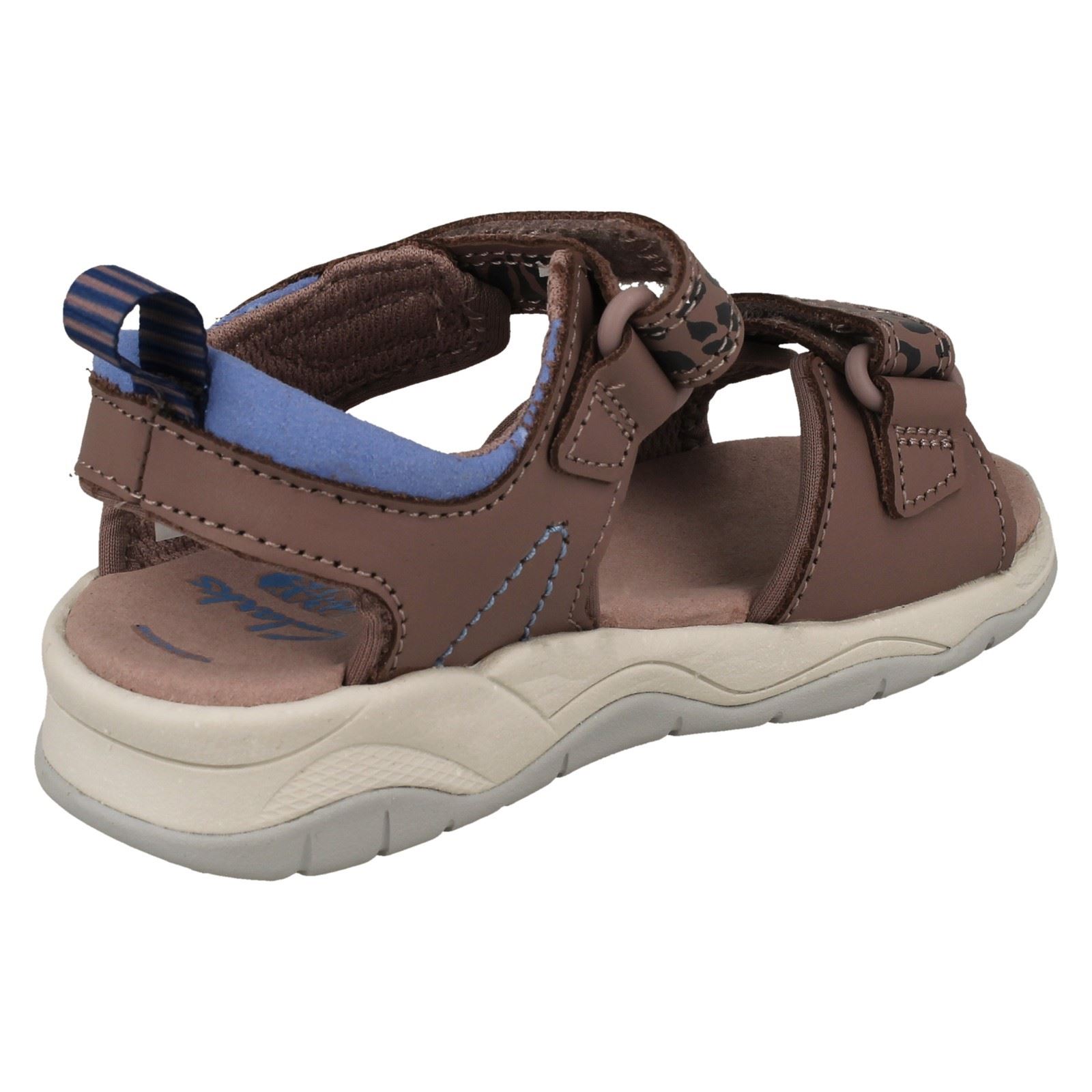 Girls PLAYPRINT Collection By Clarks Casual Paw Detailed Sandals Clowder Print - Imagen 6 de 19