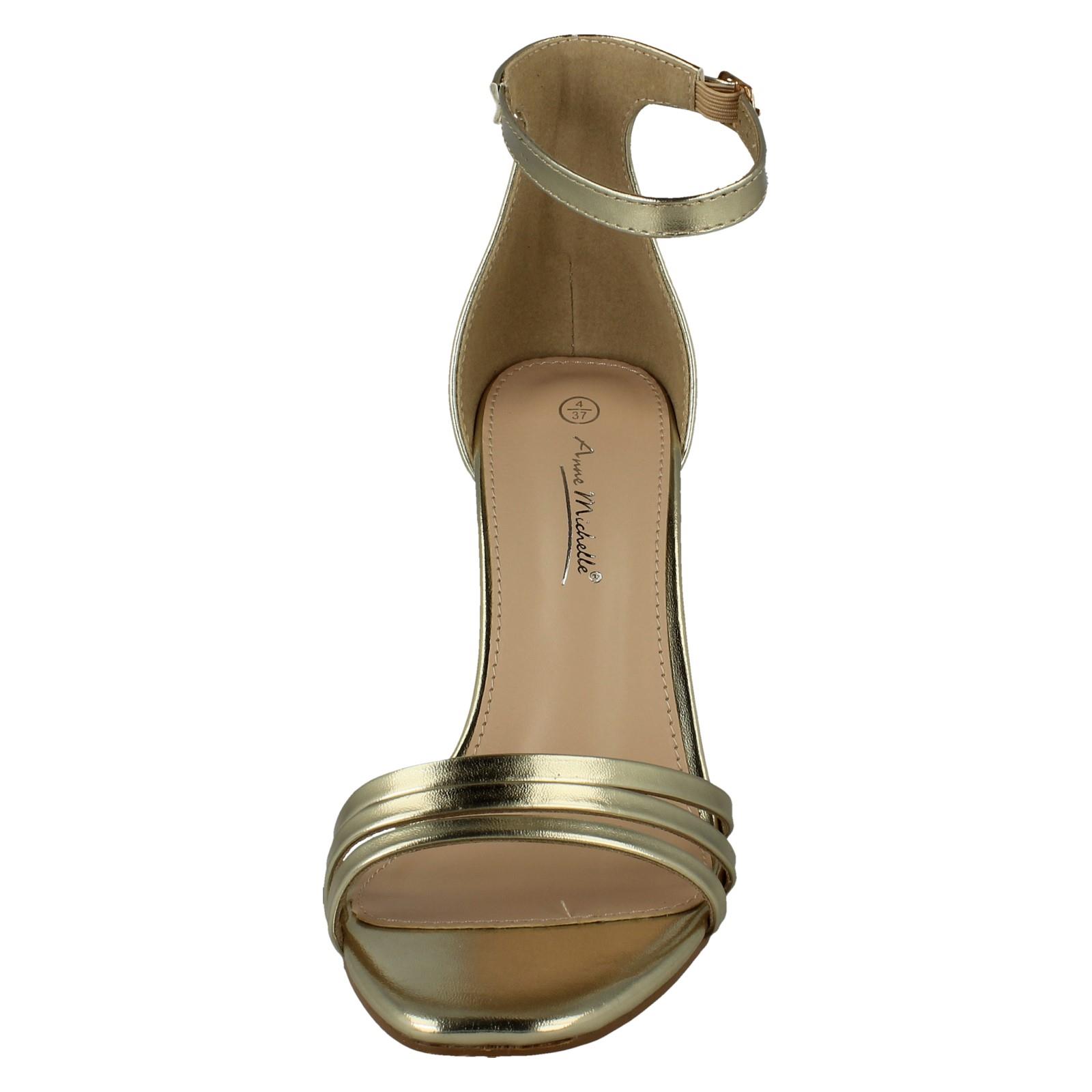 Sandalias de noche de tacón alto Anne Michelle para dama 'F1R2116' - Imagen 9 de 28