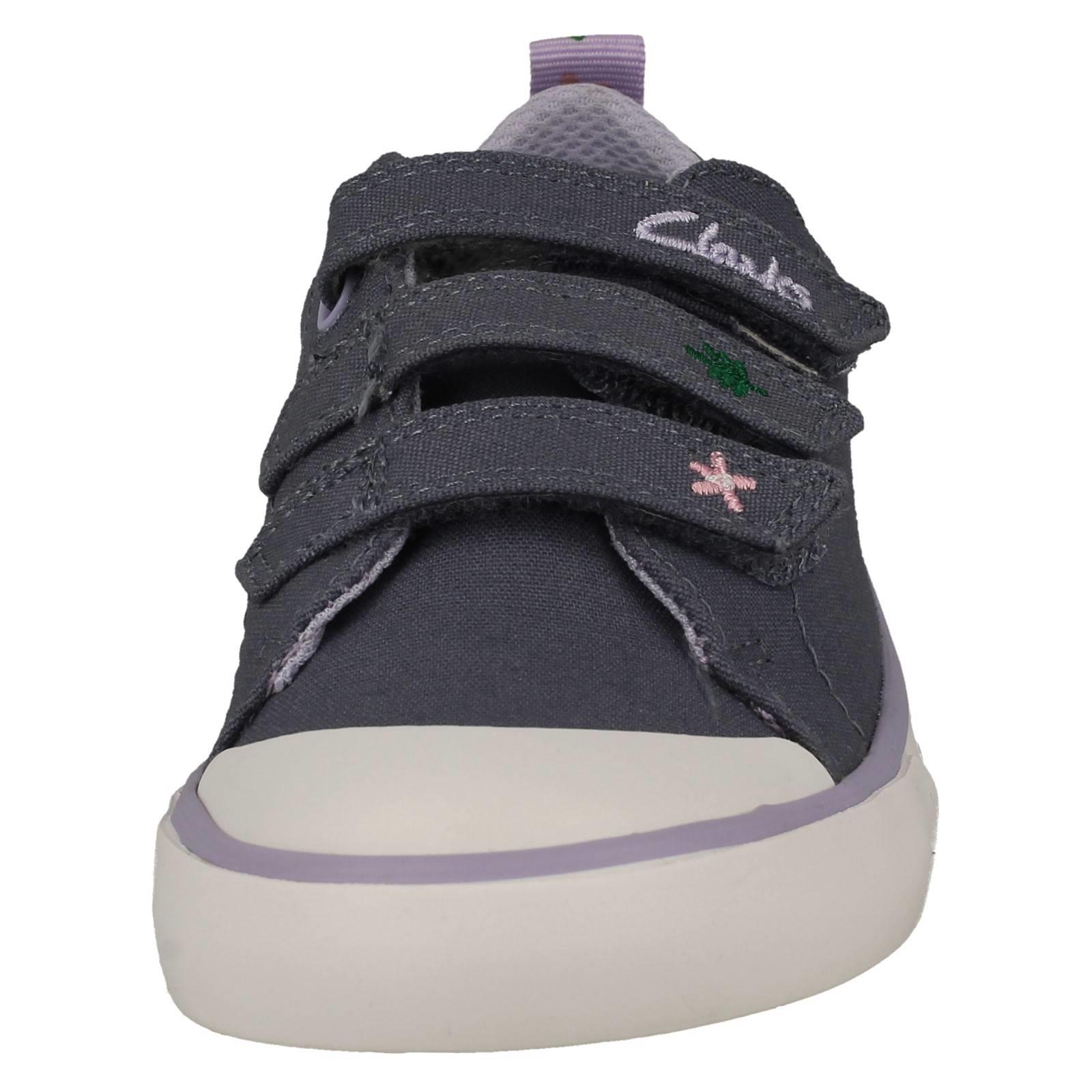 Kinder Clarks Muster detaillierte Canvas Schuhe *Foxing Lo* - Bild 16 von 37