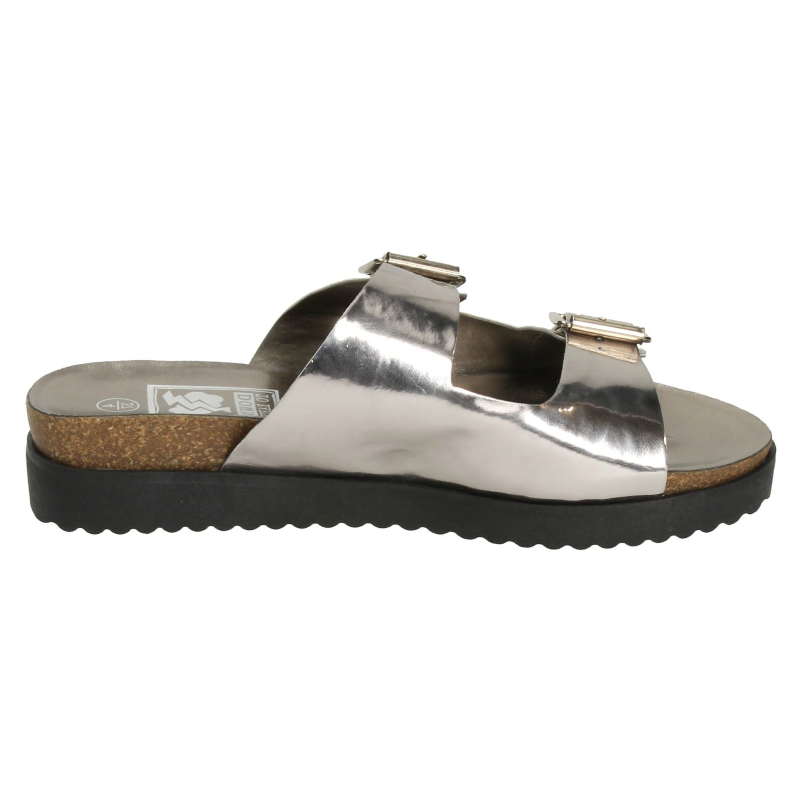 Ladies Down To Earth Flat Casual 'Sandals' - Picture 16 of 19