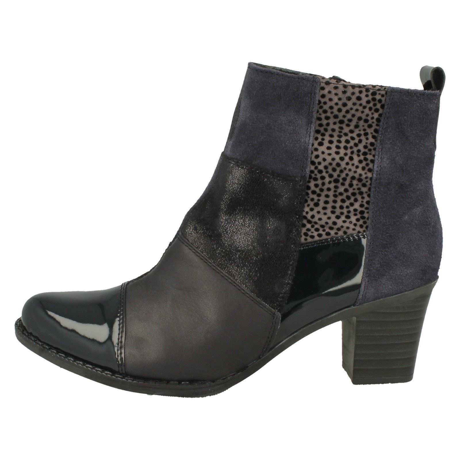 Damas Rieker botas Patchwork Tobillo botas Rieker Z7686 d6fe47 Damas Rieker botas Patchwork Tobillo botas Rieker Z7686 d6fe47