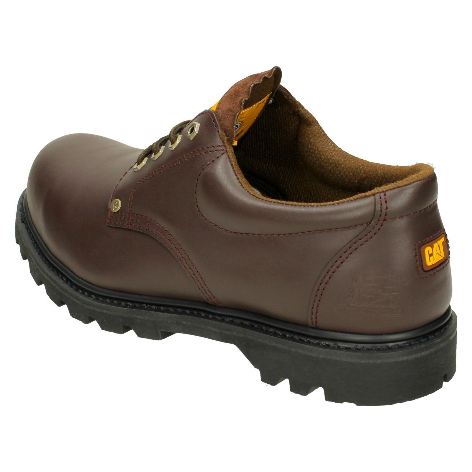 Mens Caterpillar Digger Steel Toe Cap Work Shoes eBay