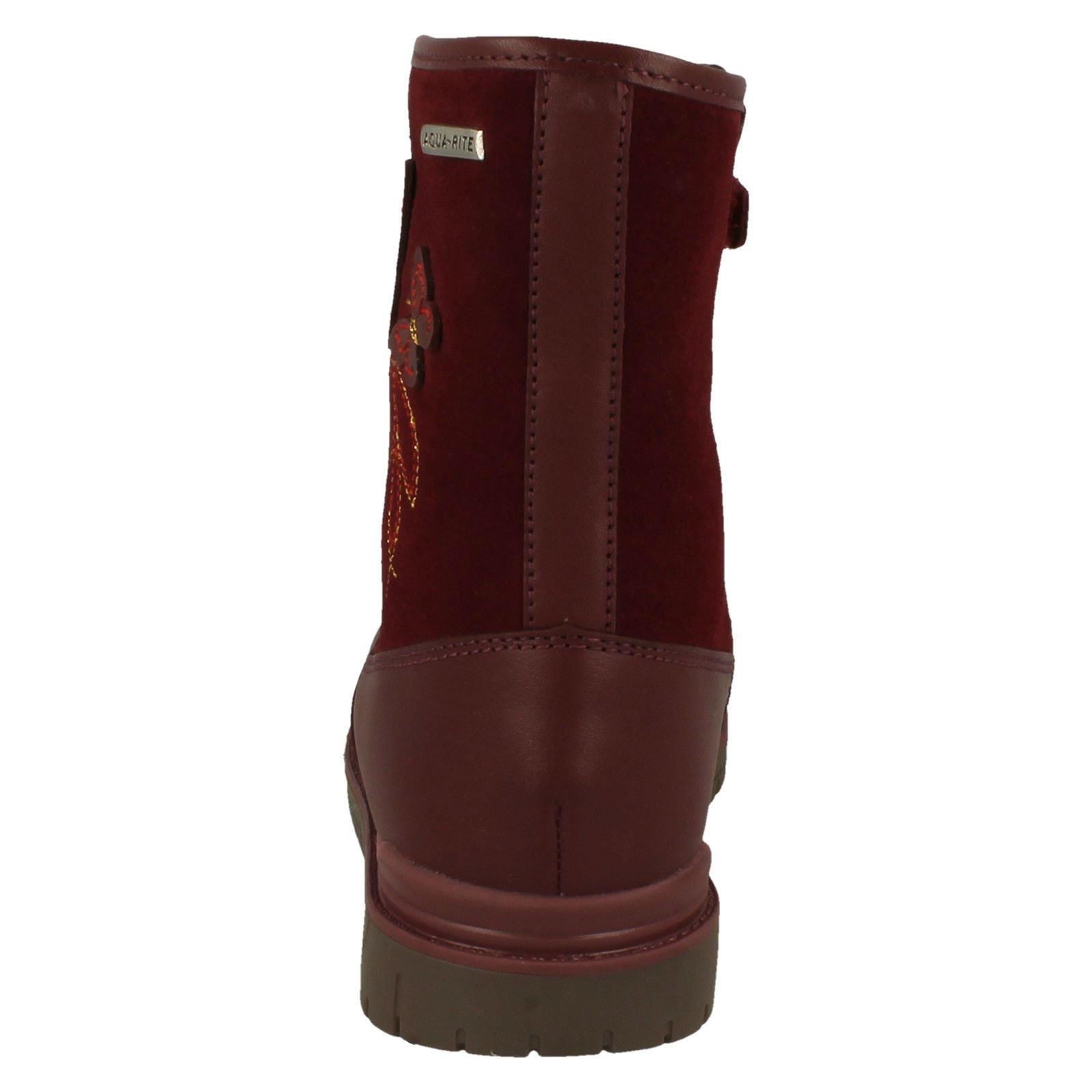Girls Startrite Aqua-Rite Zip-Up Butterfly Boots Tidal Wyprodukowano w Japonii tanio