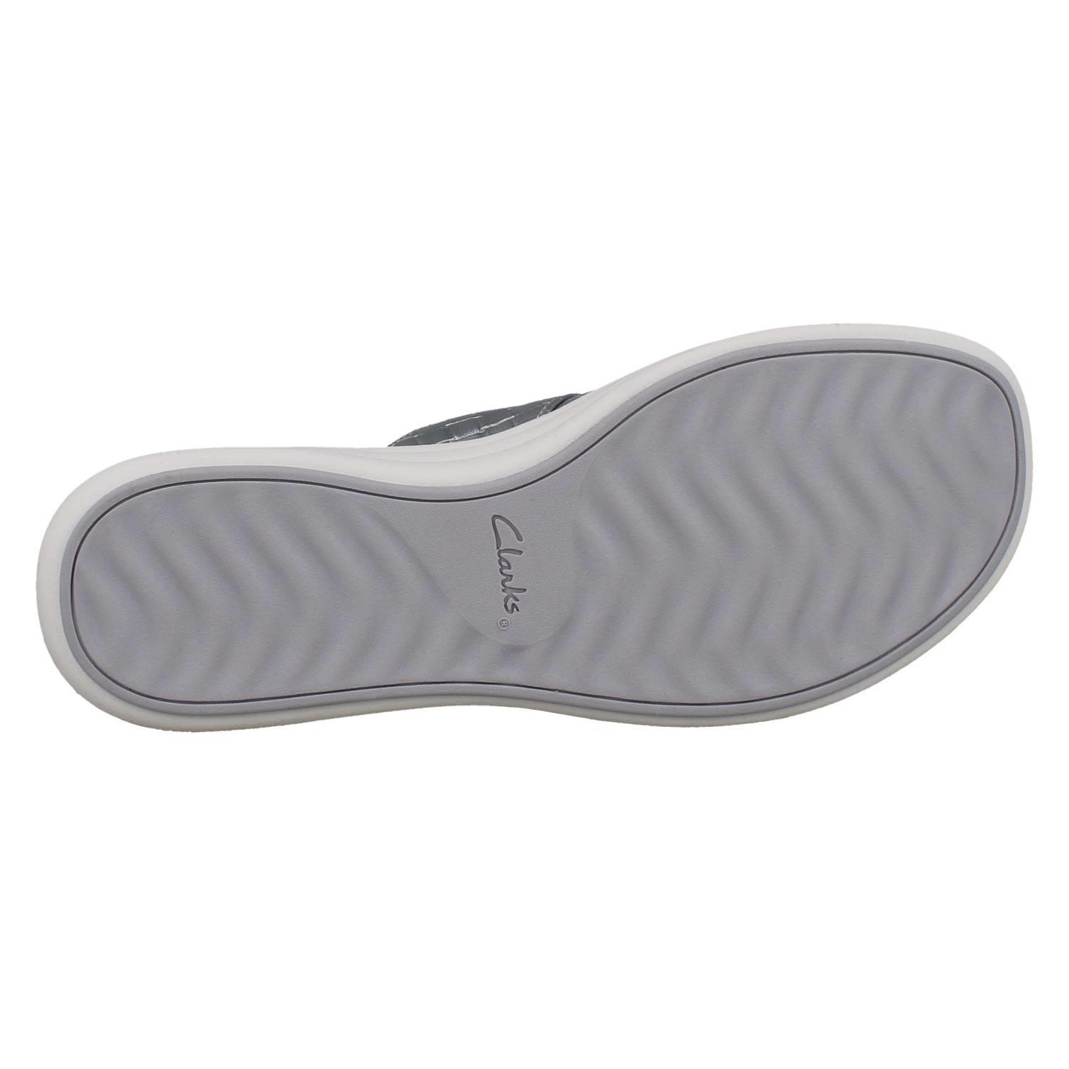 Mujer Clarks Cloudsteppers Sintético Tejido Hebilla Sandalias: Drift Hebilla - Imagen 19 de 19