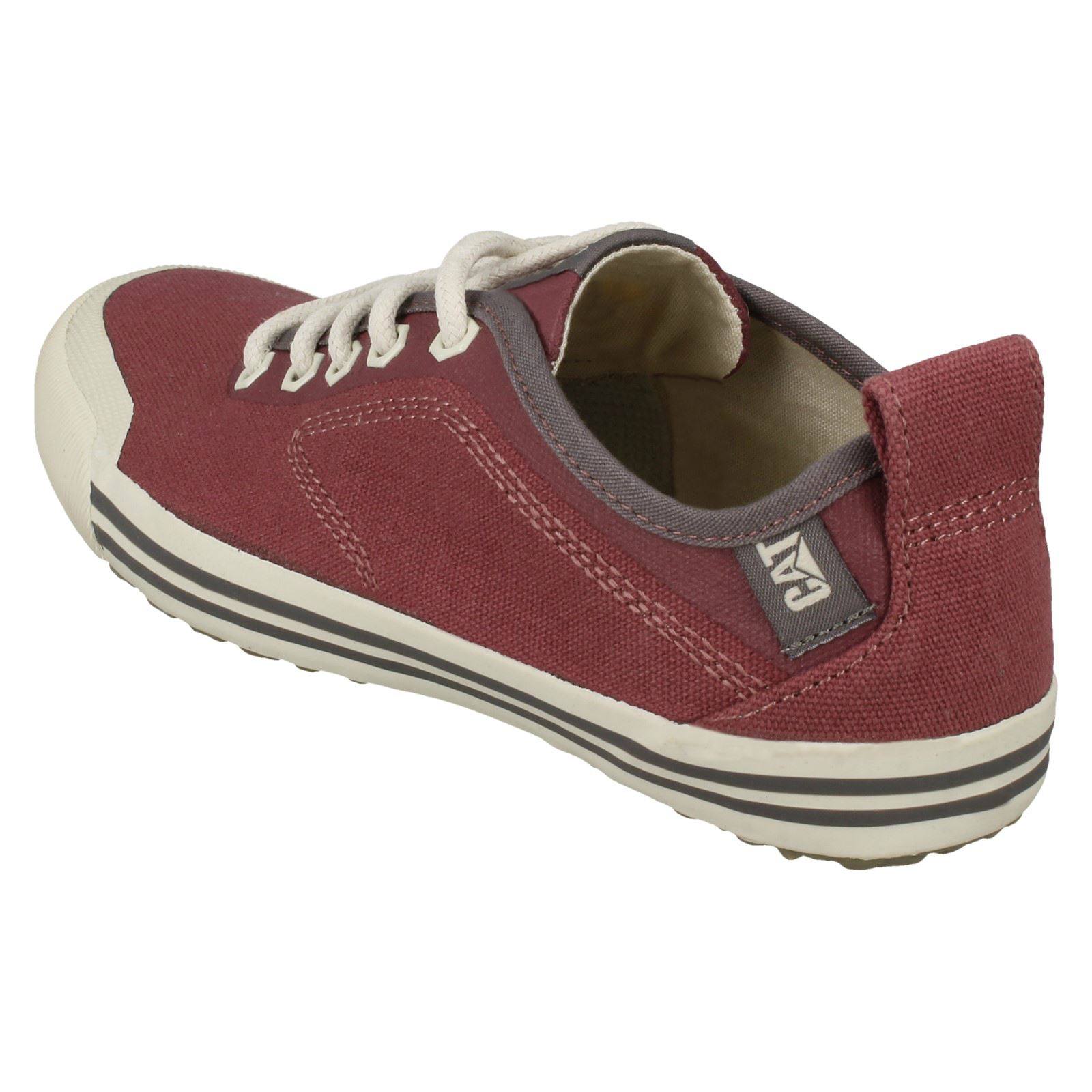 Ladies Caterpillar Lace Up Casual Shoes Alias Canvas eBay