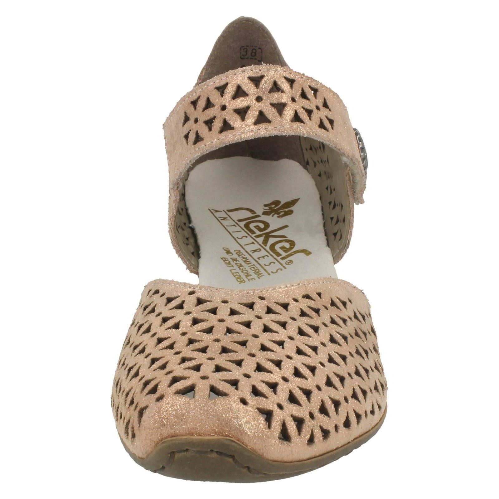 Damas Rieker Bajo Alto Tacón Alto Bajo Court zapatos 49766 a21370 Damas Rieker Bajo Alto Tacón Alto Bajo Court zapatos 49766 a21370