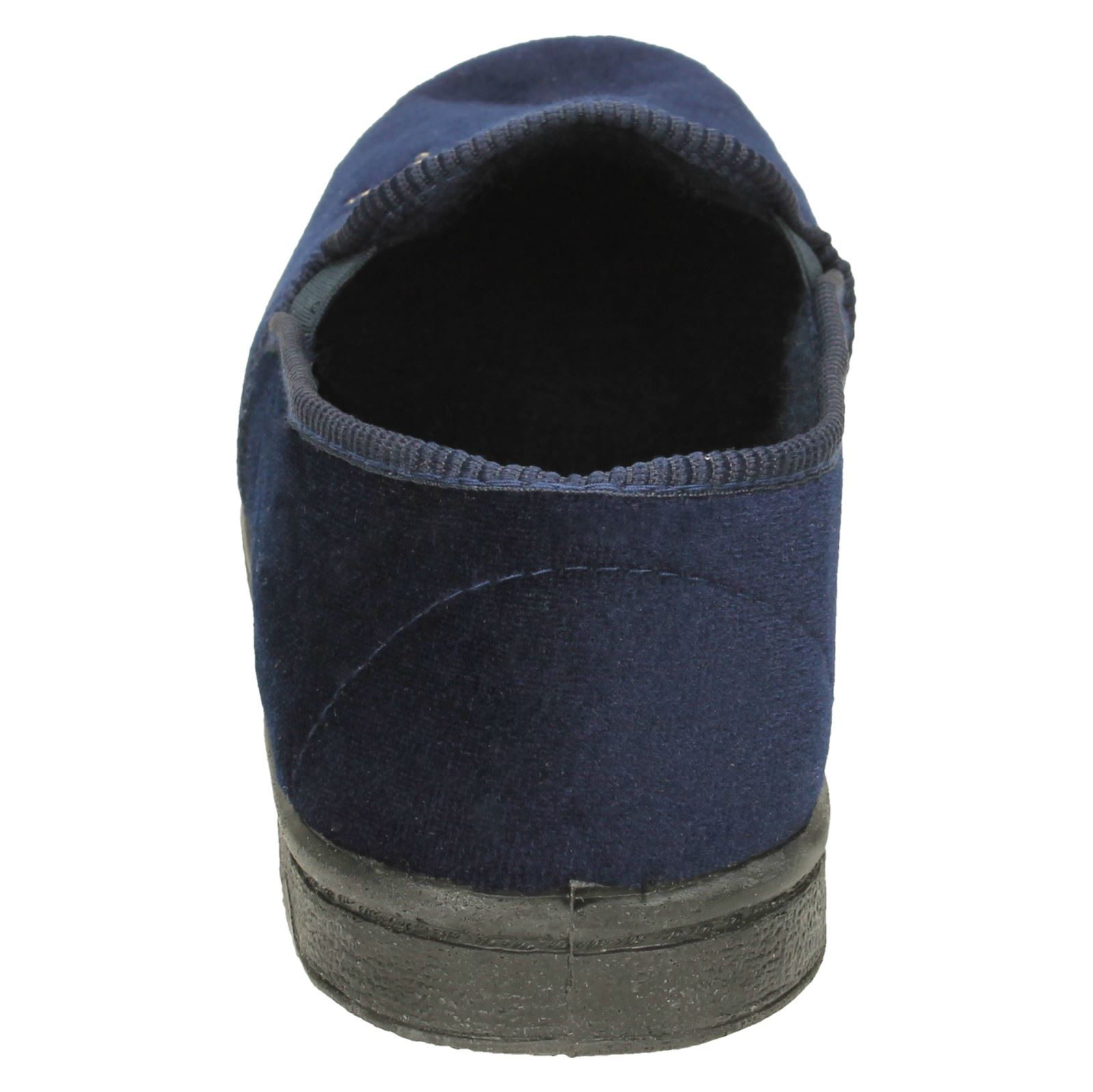 Mens Spot On Comfort Slippers 'X2R009' - Picture 3 of 10
