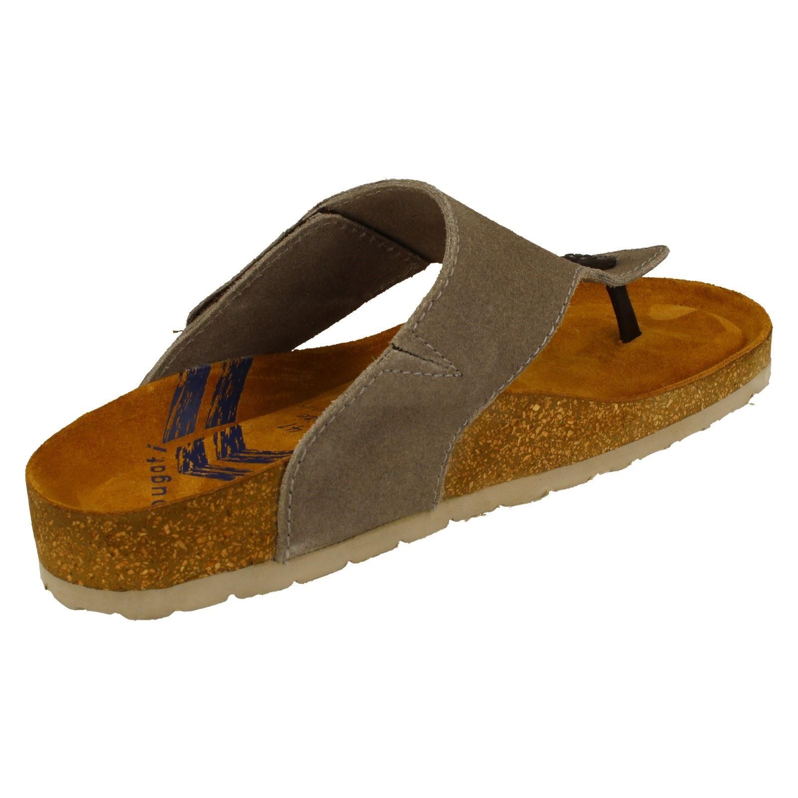 Mens Bugatti Toe Post Adjustable Sandals '321-A7180-1400' - Picture 6 of 10