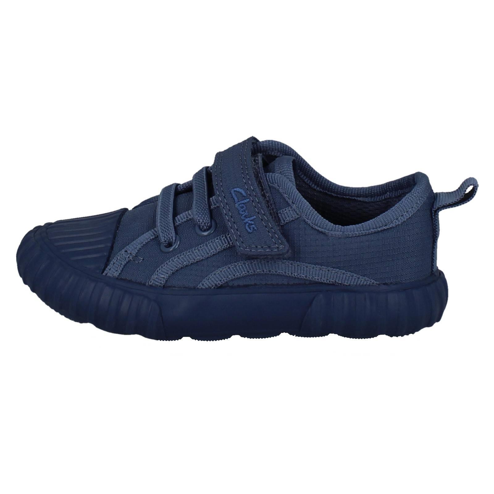 Kids Clarks Stretch Sport Style Washable Canvas Shoes "Foxing Stitch - Picture 12 of 37