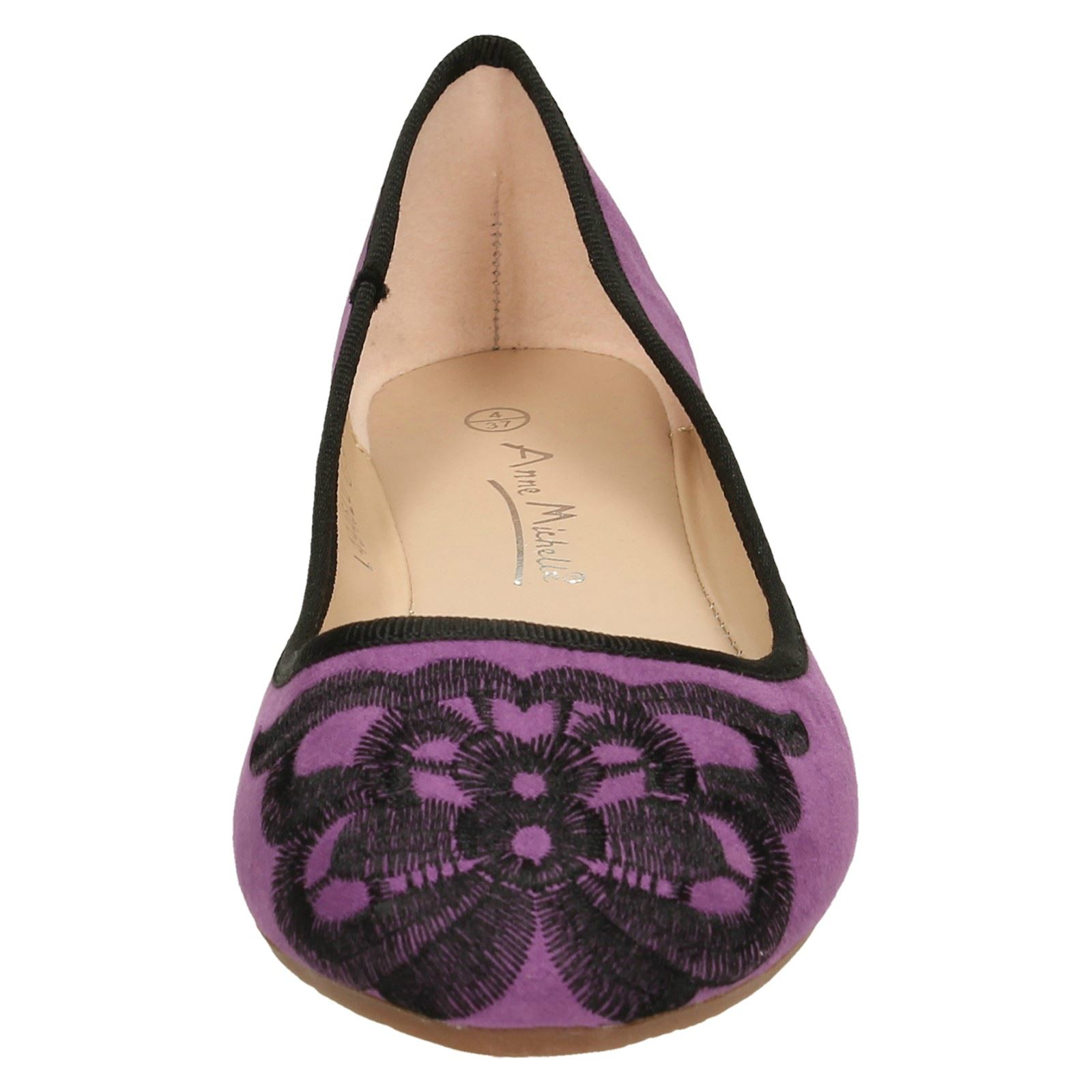 Zapatos de bailarina para dama Anne Michelle Suedette - Imagen 40 de 46