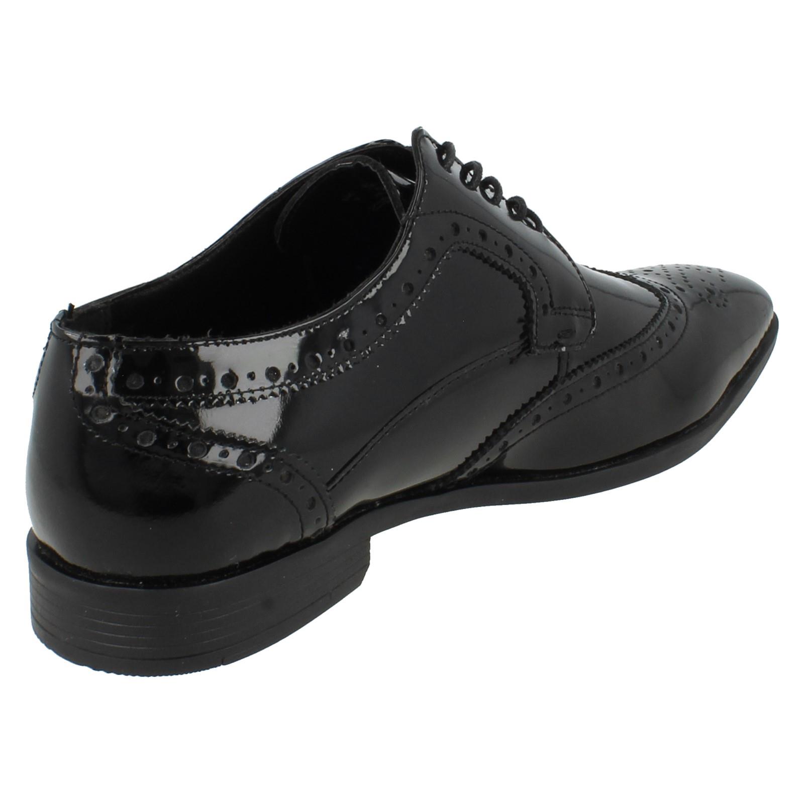 Mens Hush Puppies Lace Up Leather Formal Dress Shoes Elliot Brogue - Picture 15 of 19