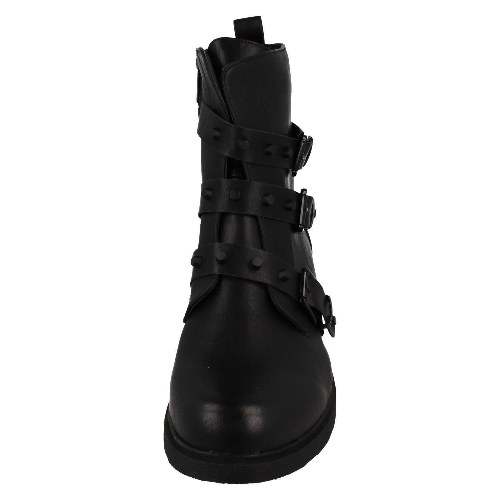 Ladies Spot On Ankle Boots - Picture 6 of 19