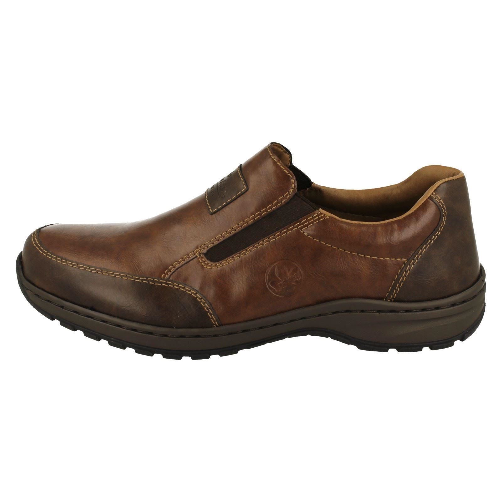 Mens Rieker Casual Extra Wide Slip On Shoes '03354' - Picture 8 of 10