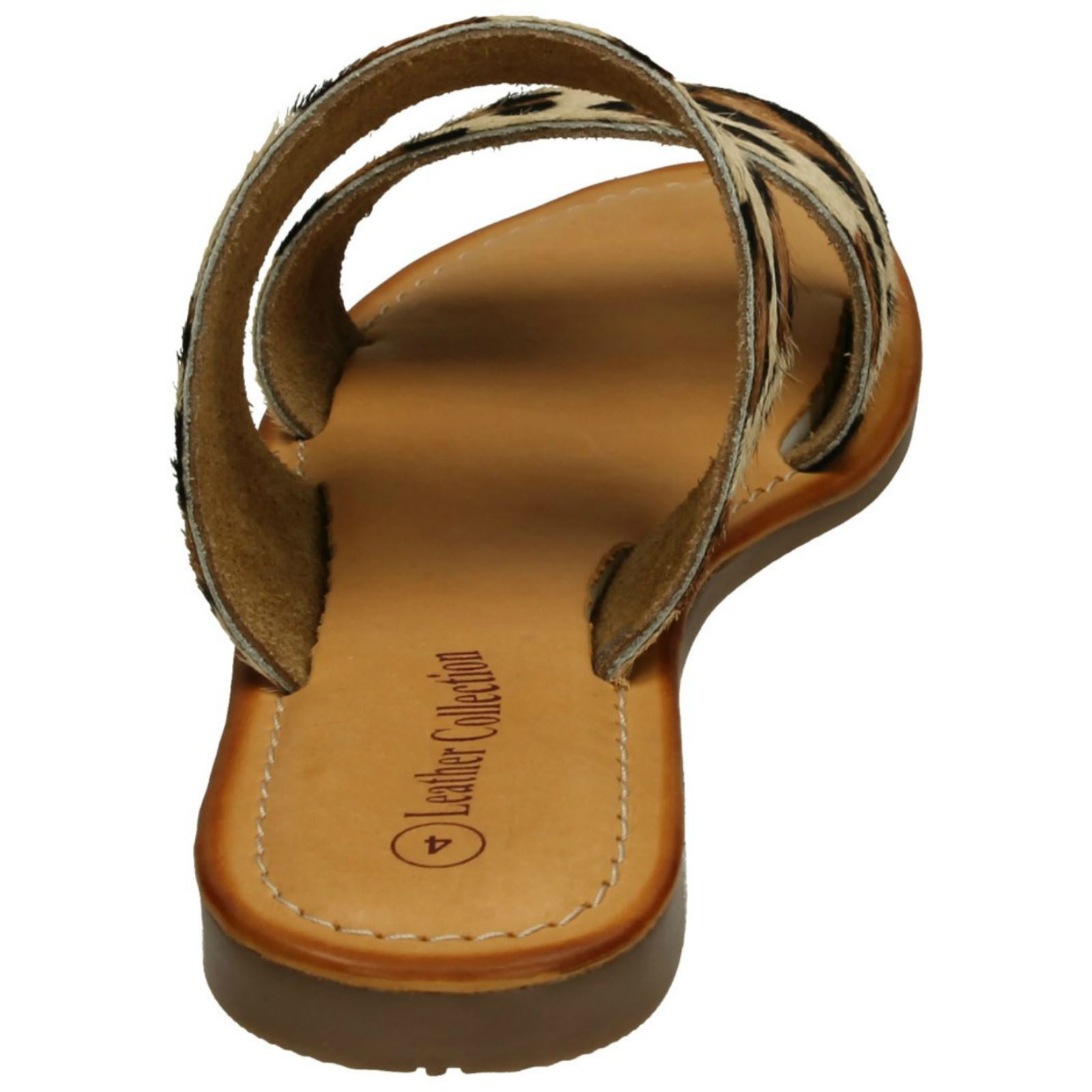 Ladies Leather Collection Double Strap Mules - Picture 23 of 28