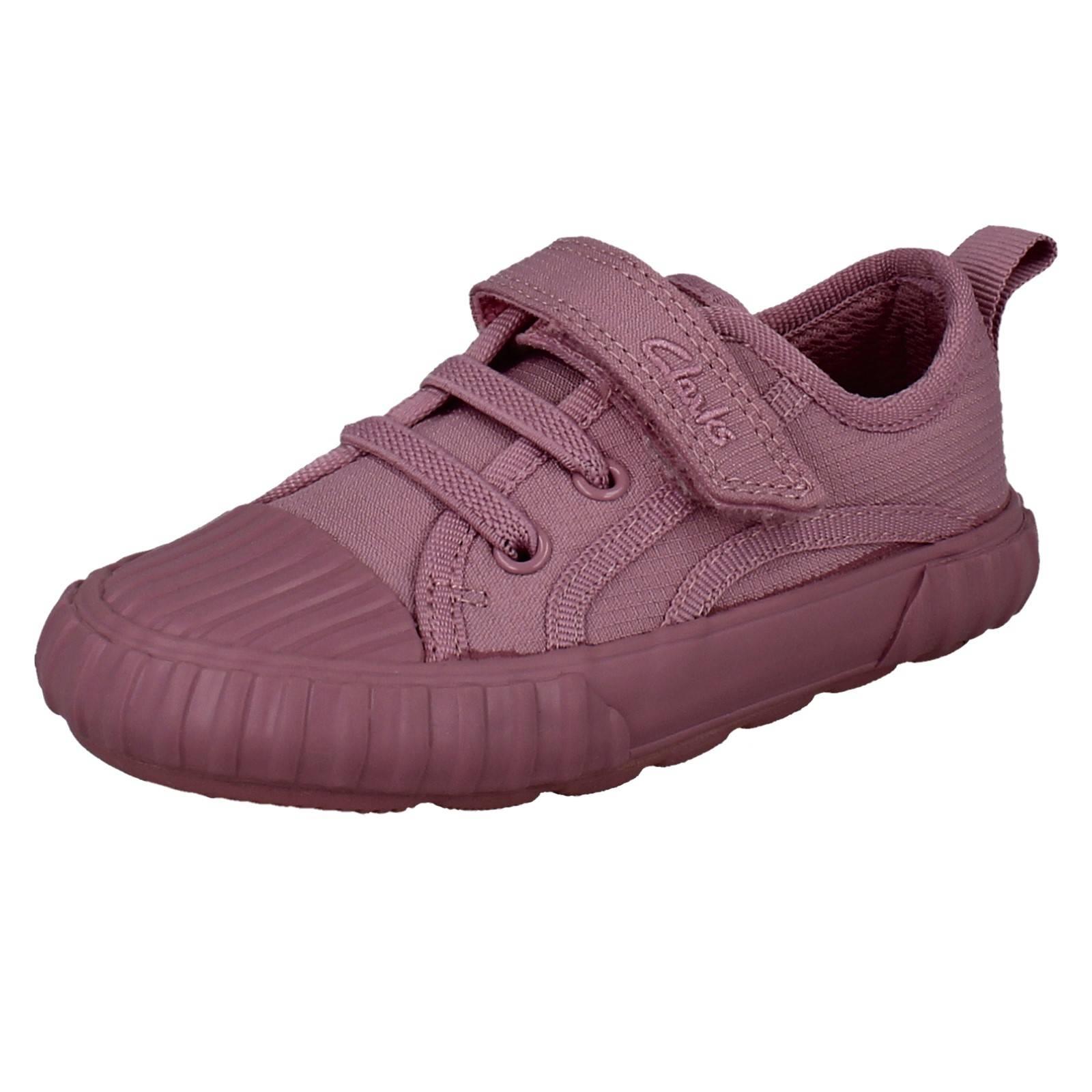 Kids Clarks Stretch Sport Style Washable Canvas Shoes "Foxing Stitch - Picture 29 of 37