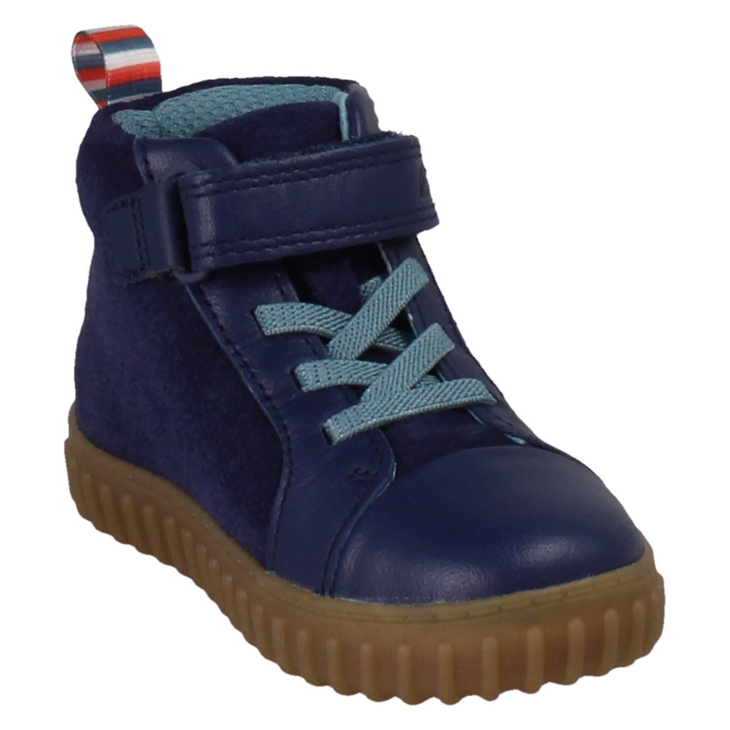 Jungen Clarks Elastische Spitze Kuschelig Bär Face Leather Stiefeletten Cove Art - Picture 8 of 10