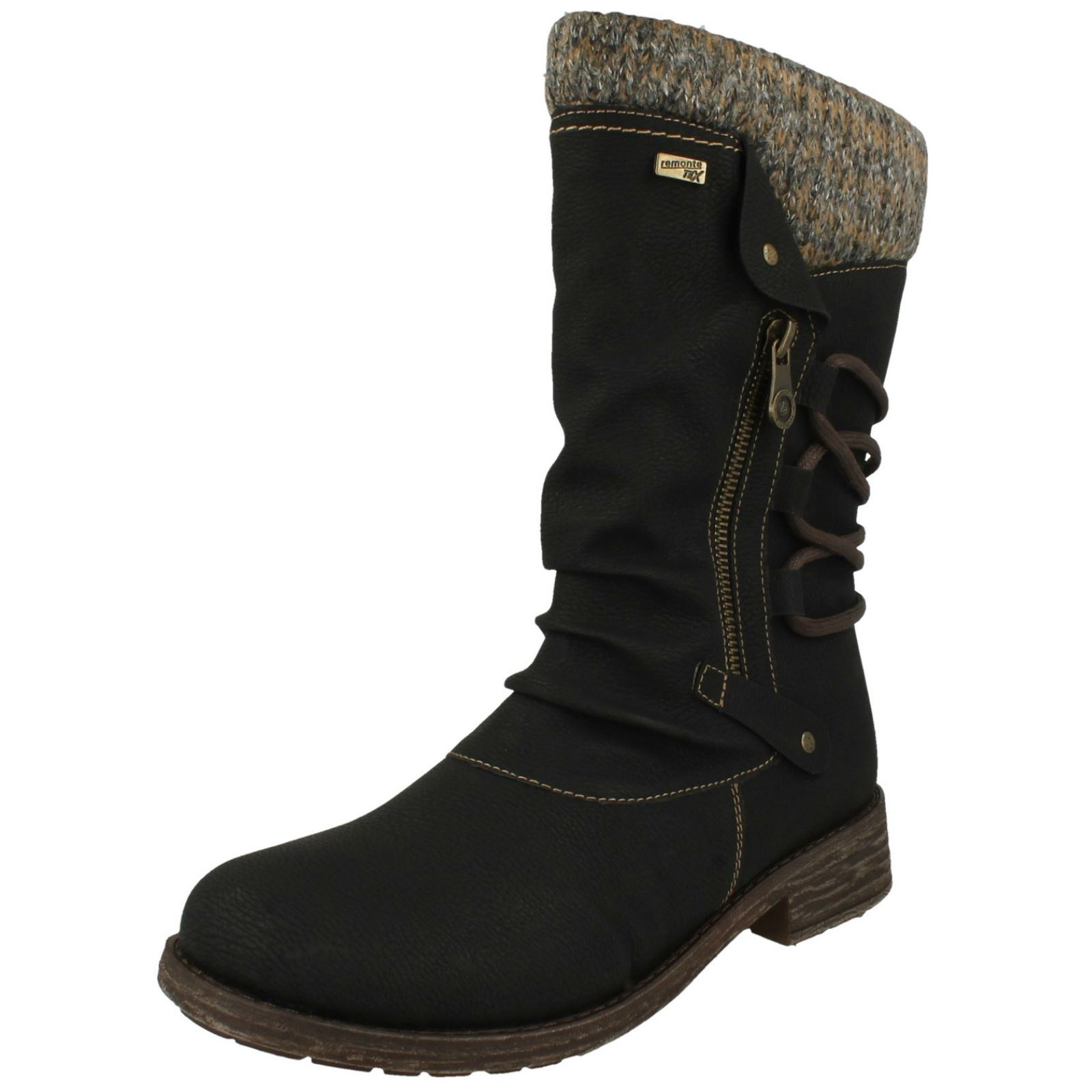 Botas Remonte-Tex informales con cremallera forradas cálidas para dama D8070 - Imagen 2 de 28