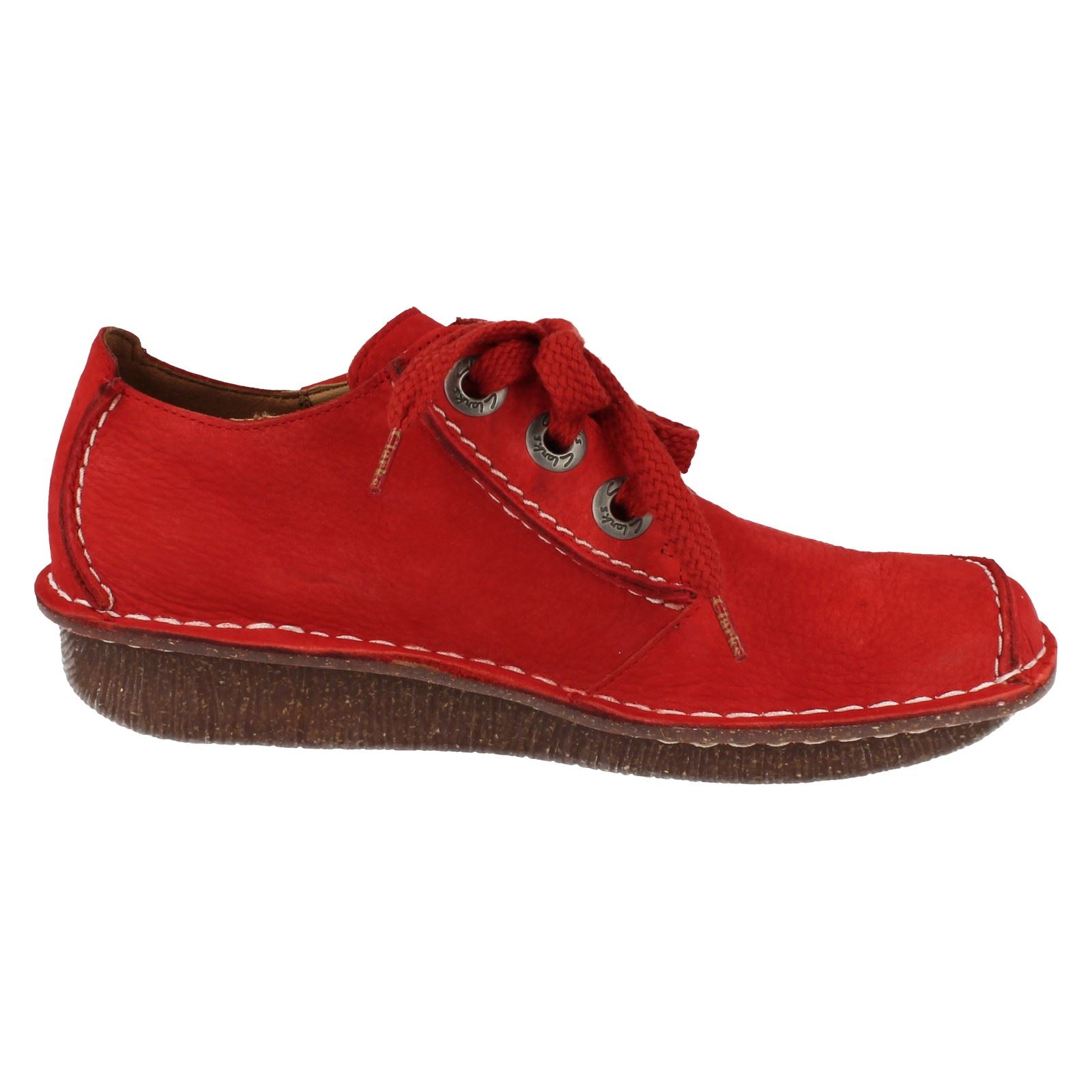 Scarpe Casual In Pelle Clarks Da Donna Lace Up Funny Dream - Picture 97 of 145