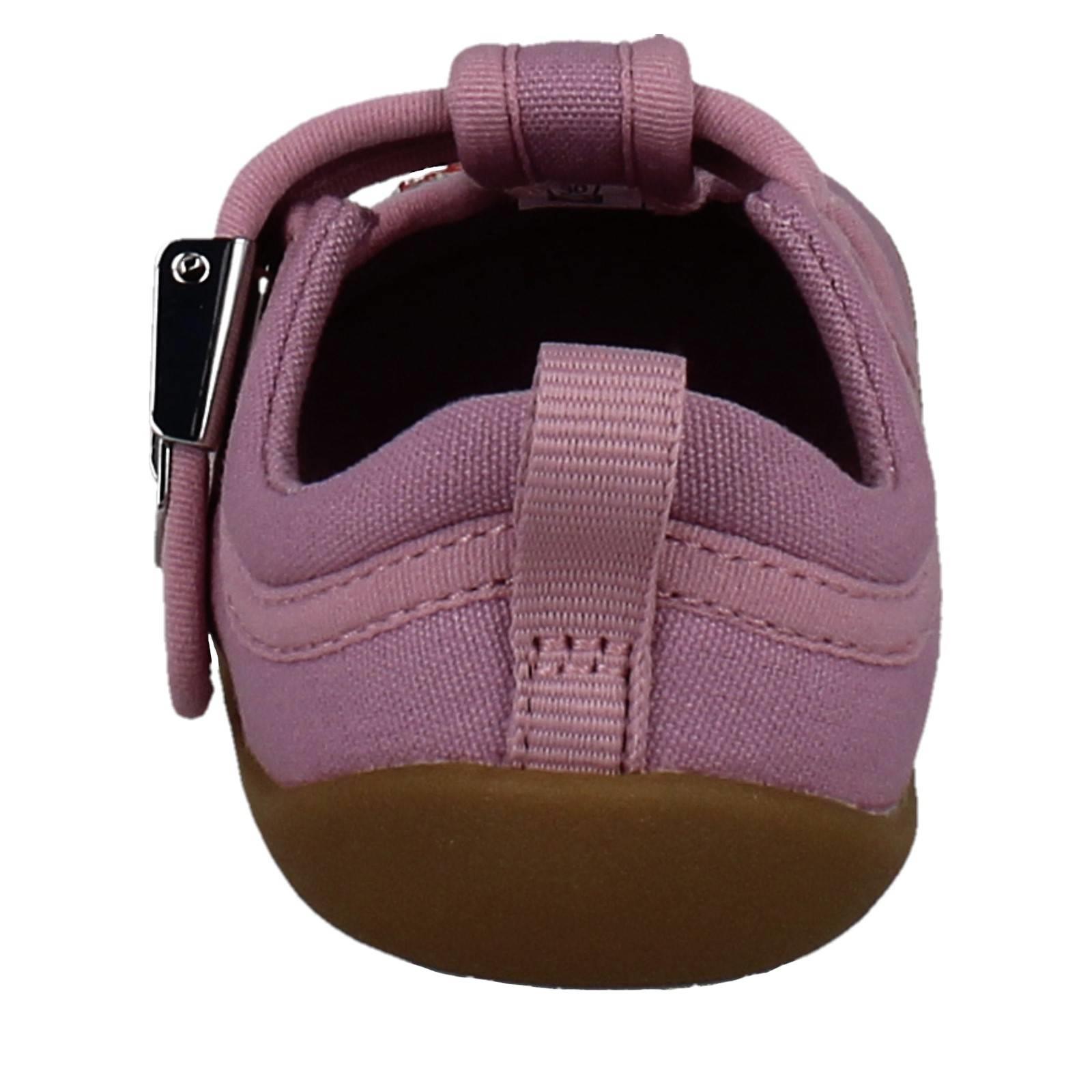 Girls Clarks Canvas Pre Walker Buckle T-Bars Machine Washable, Roamer Grow - Picture 5 of 10