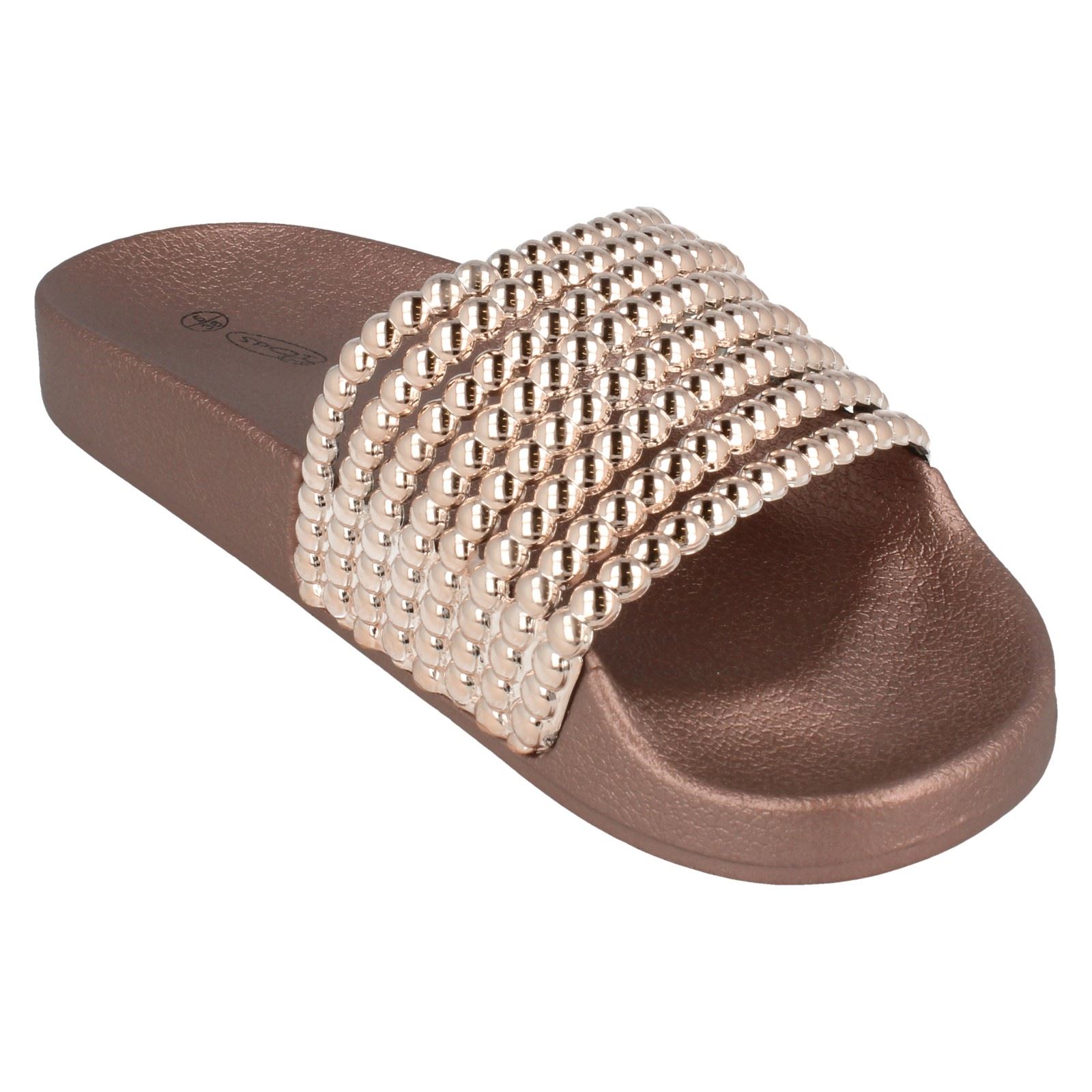 Ladies Spot On Casual Sliders - Picture 17 of 28