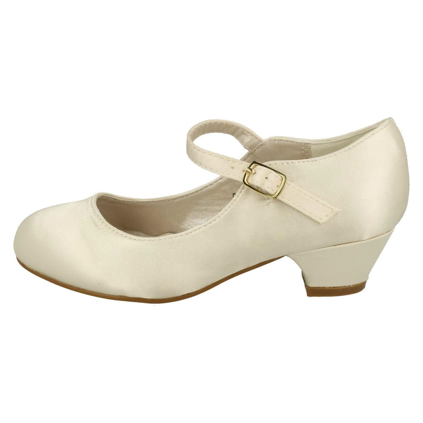 Girls Spot On Formal Mary Jane Style Party Shoes - Picture 3 of 28