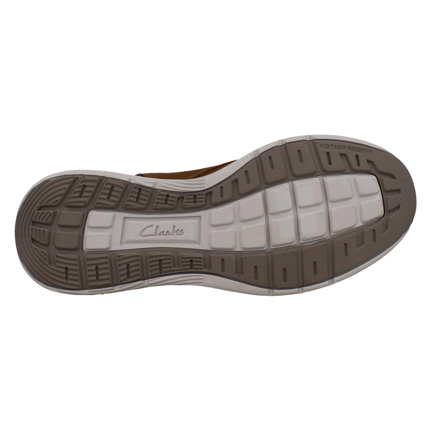 Men's Clarks Motion Tread Slip On Casual Waxy Leather Shoes Motion Trek EZ - Picture 10 of 19
