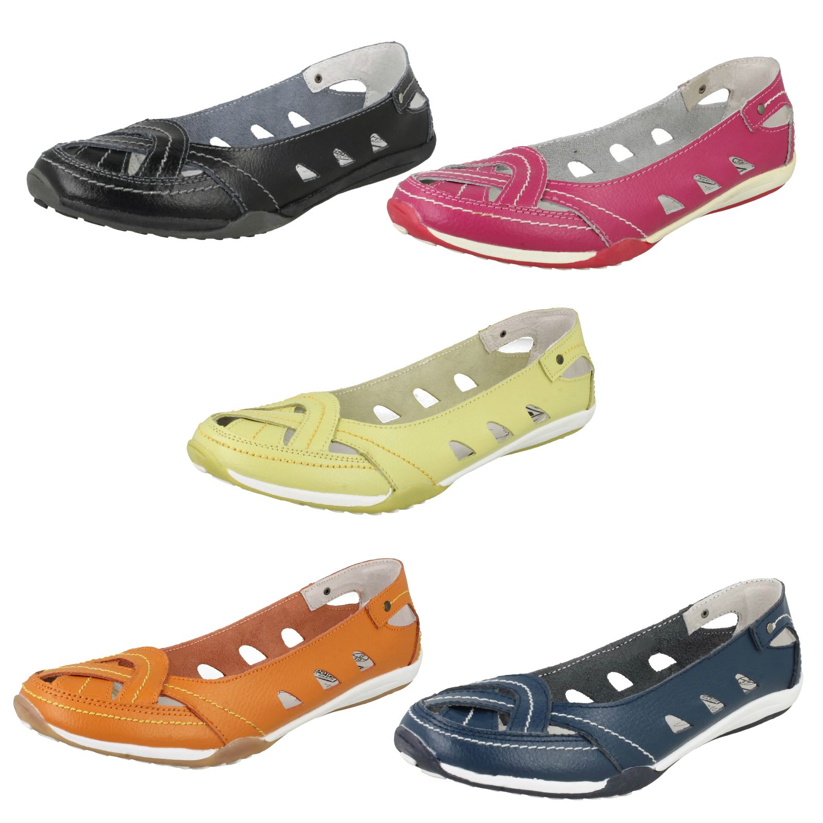 Ladies Down To Earth Flat Casual Pumps