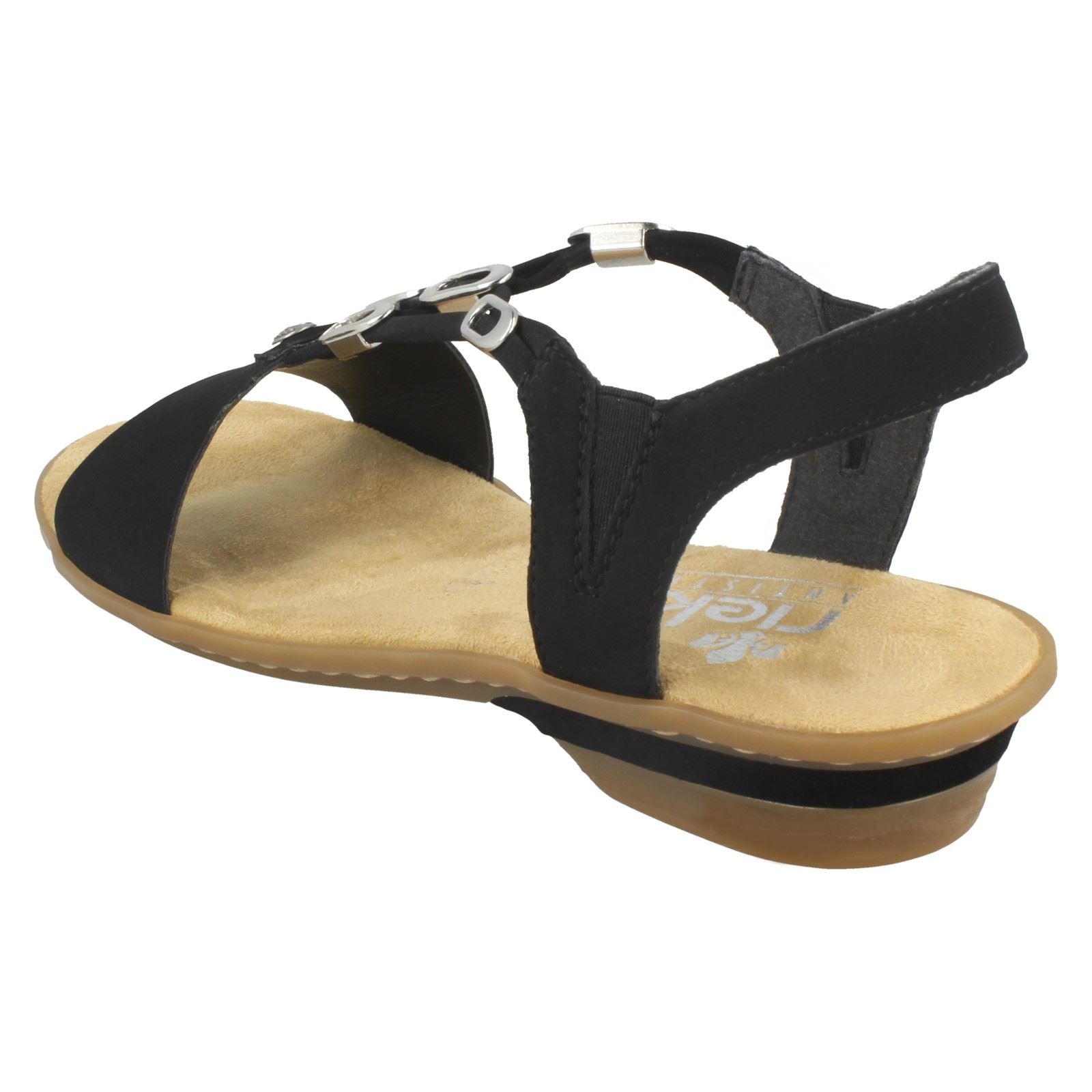 Ladies Rieker Stylish Strappy Sandals /'63453/'