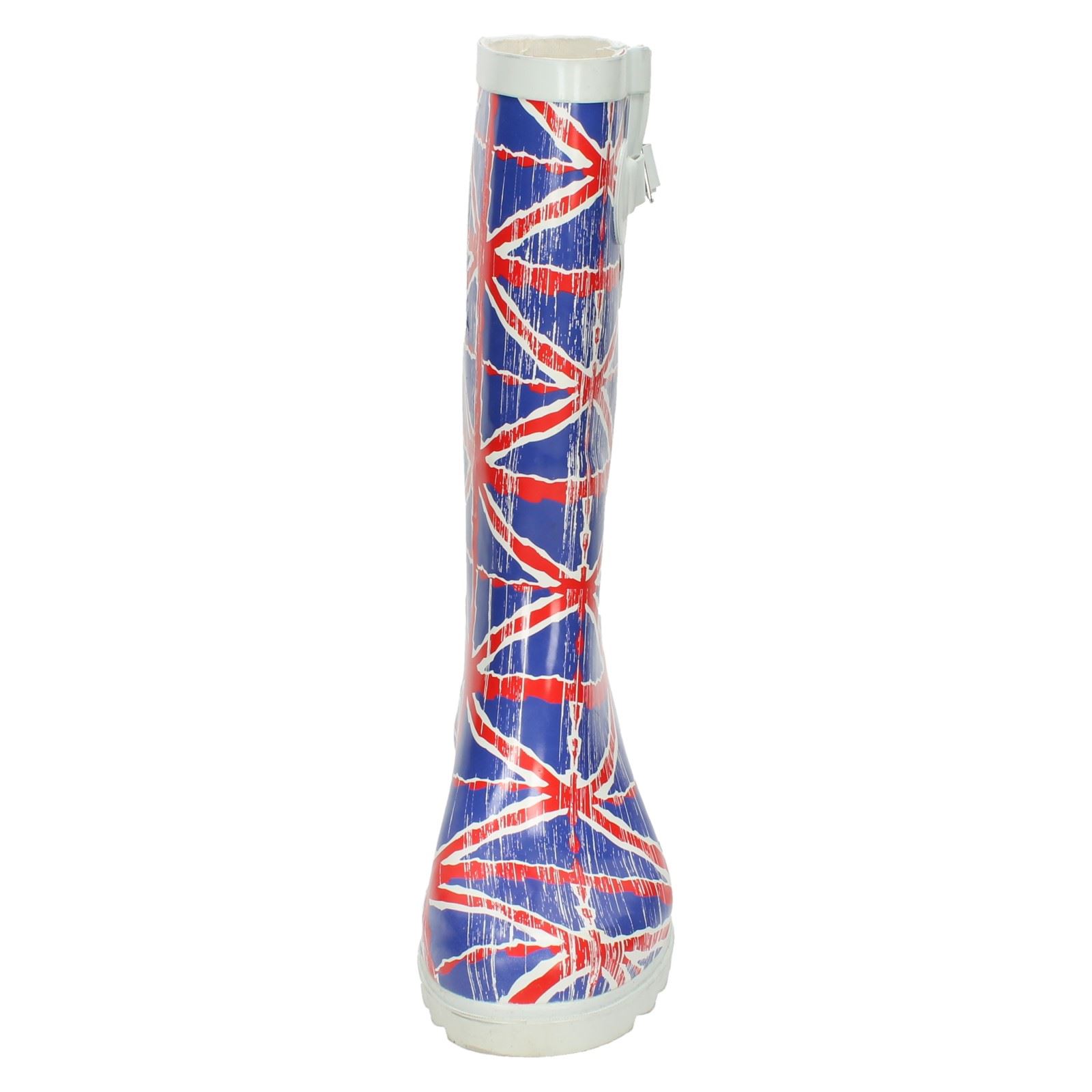 Ladies Spot On British Flag Design 'Wellington Boots' - Picture 9 of 10