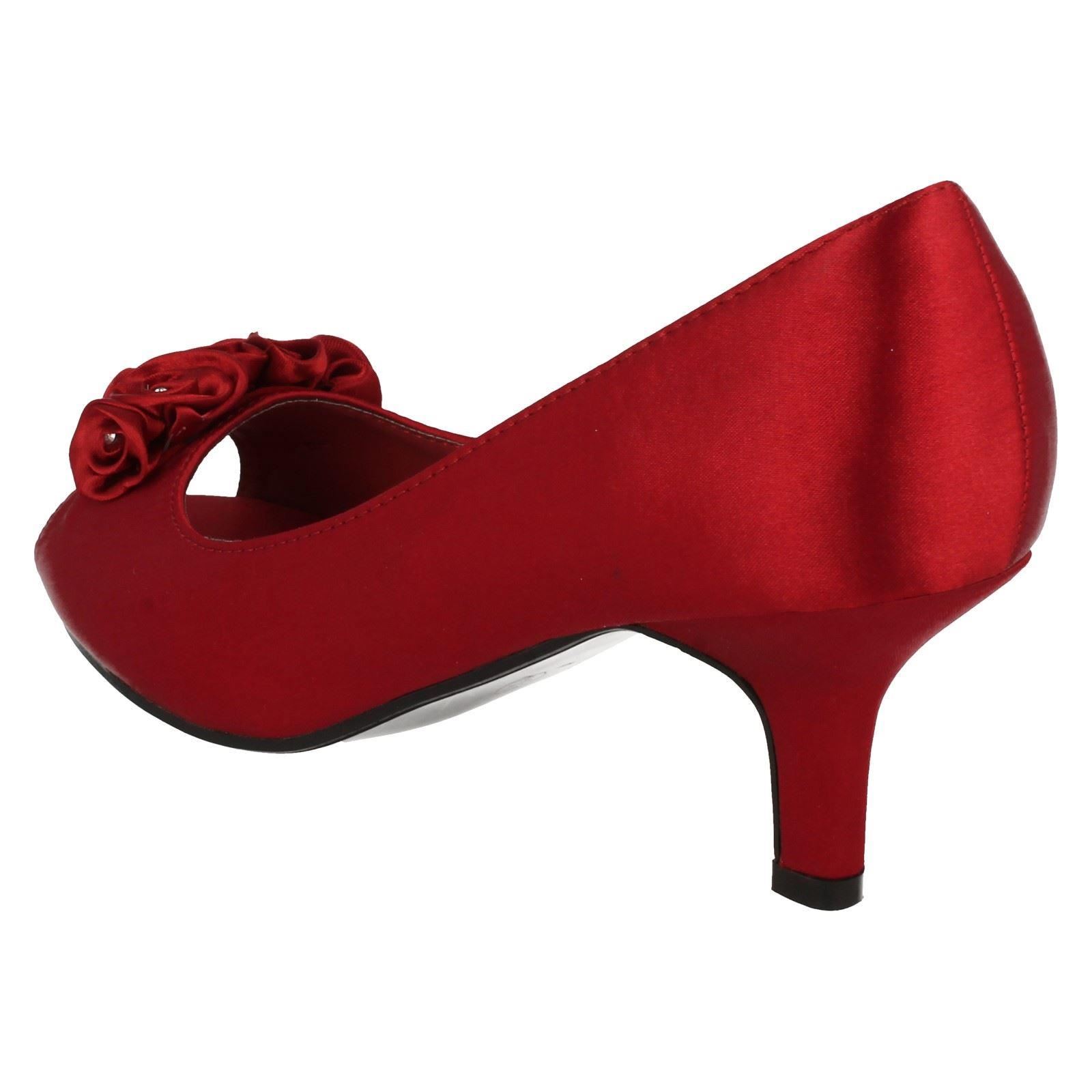 "Zapatos para dama Spot On Peep Toe con ""detalle floral"" - Imagen 13 de 55