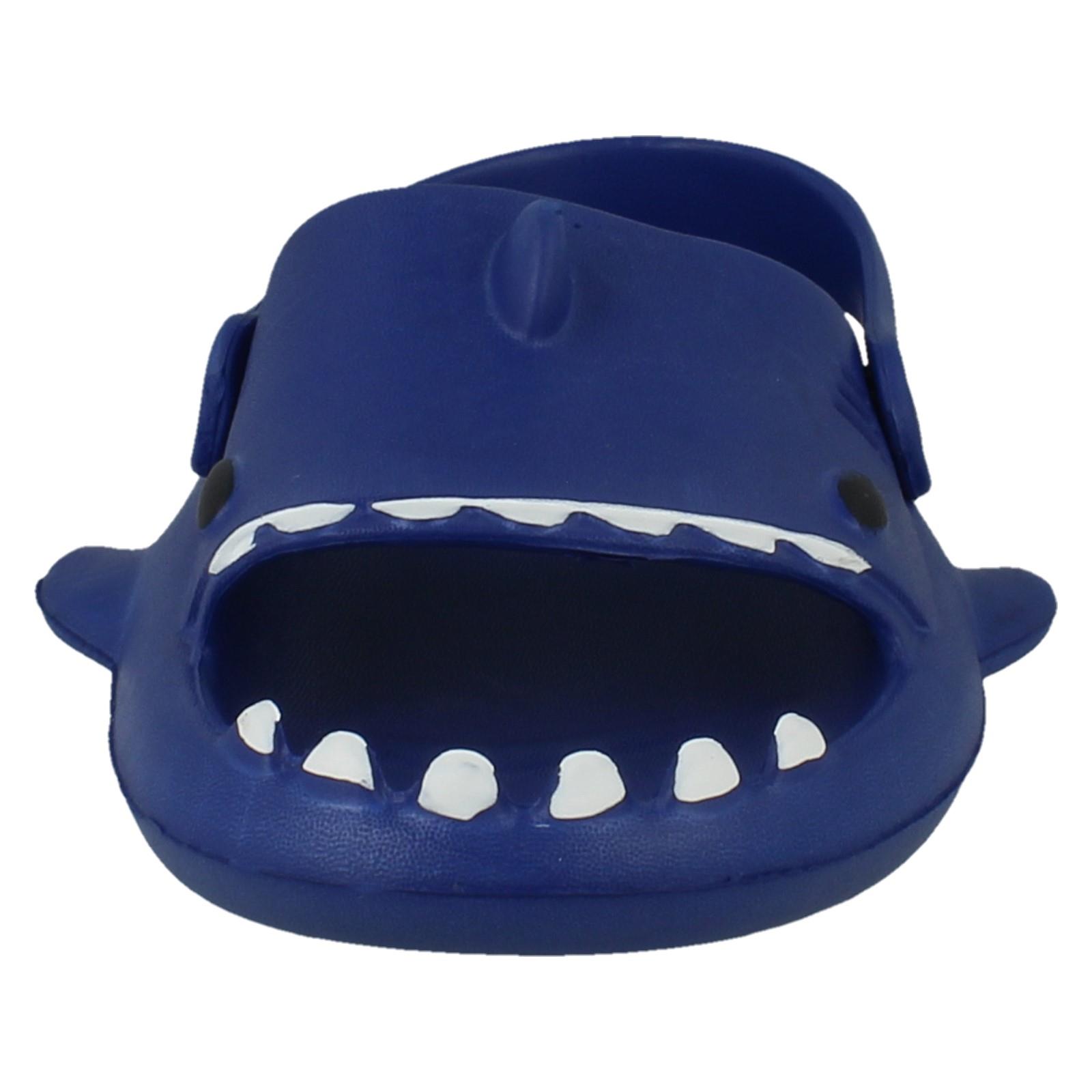 'Childrens Spot On' Cute Shark Detailed Summer Clogs - N0R076 - Picture 8 of 28