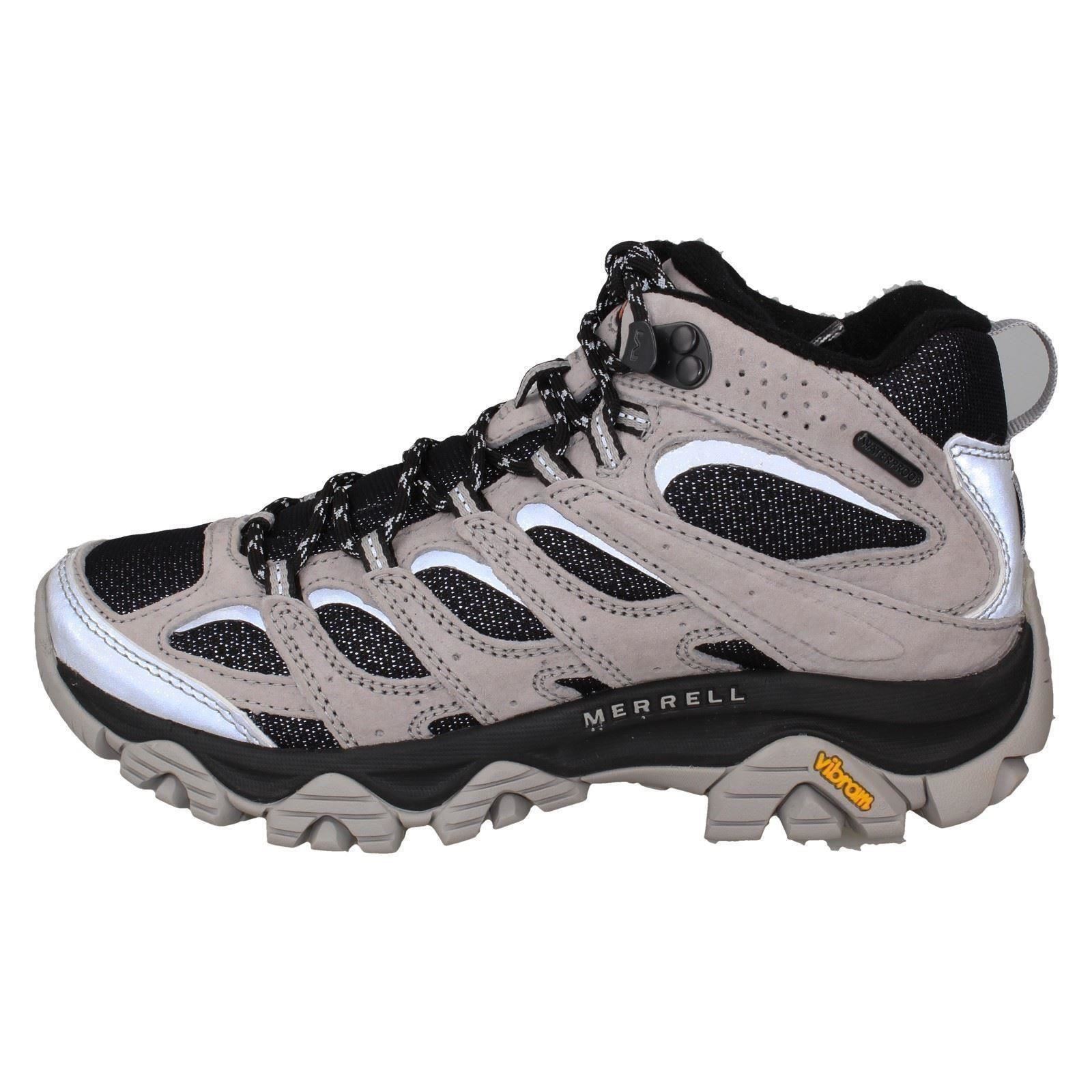 Ladies Merrell Waterproof  Walking Boots 'Moab 3 Reflectv Mid Wp' - Picture 10 of 10