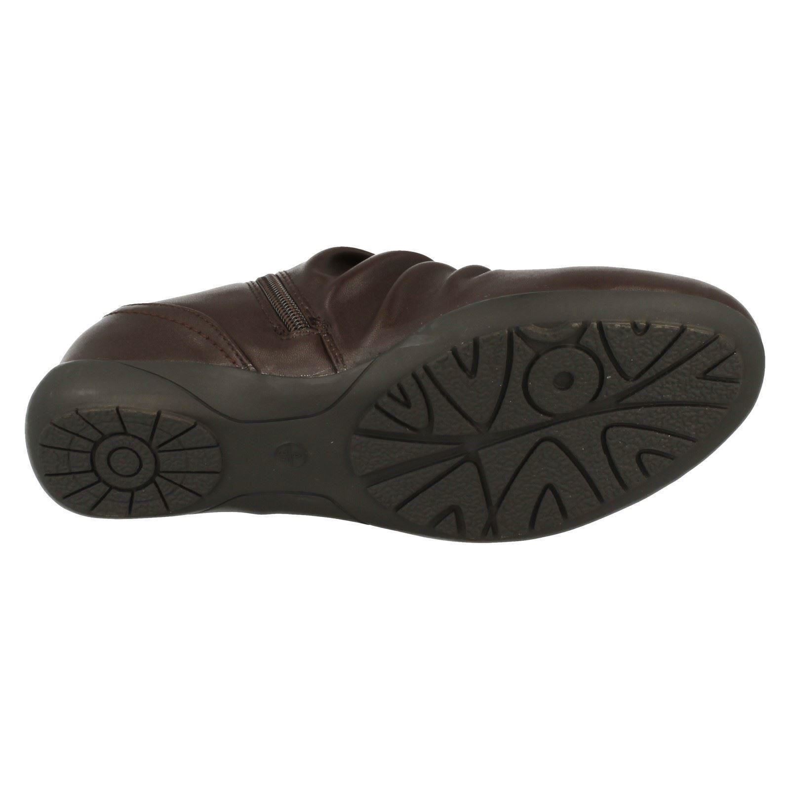 Ladies Down to Earth Casual Ankle Boots 'F5R0675' - Picture 19 of 19