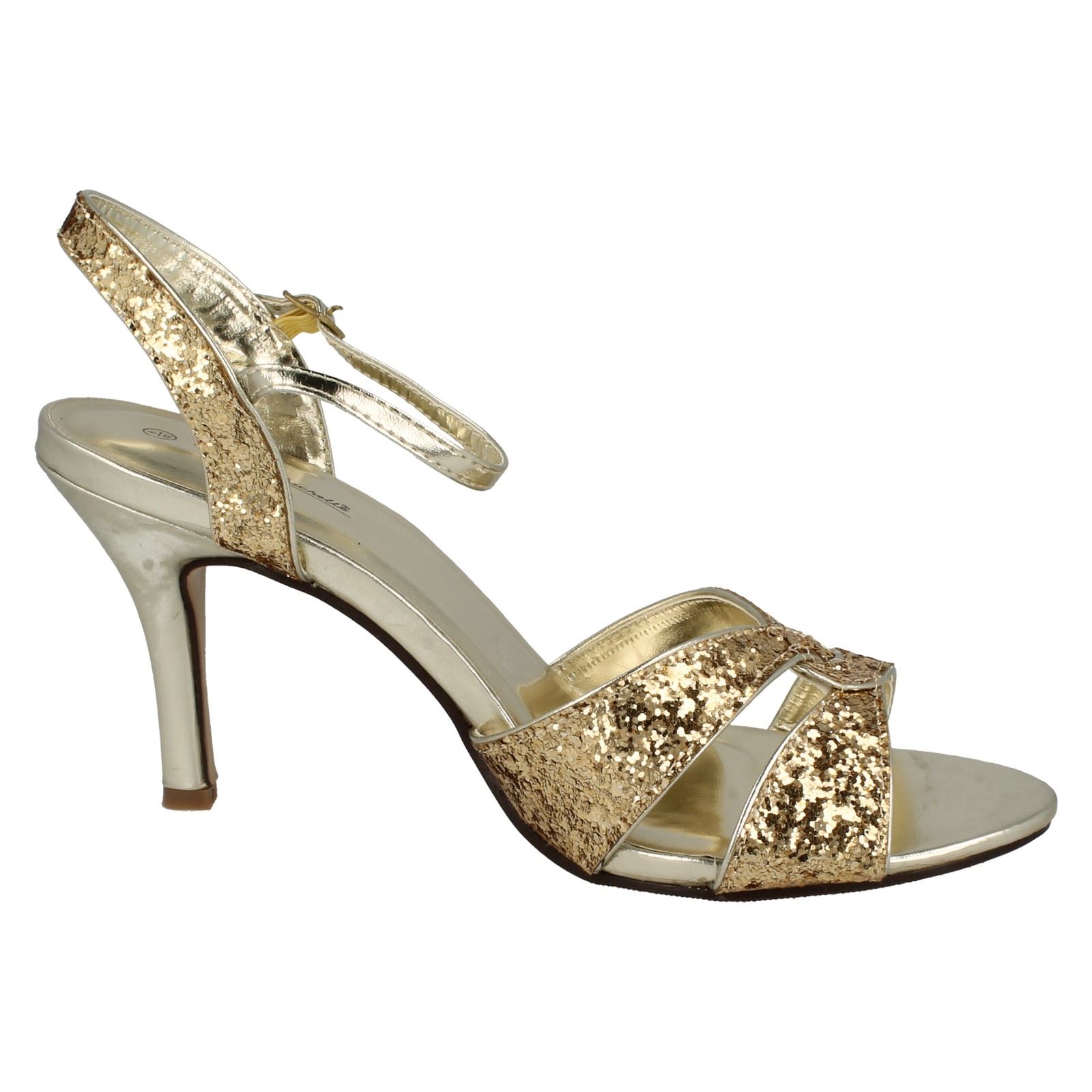 Sandalias de tacón cruzado Anne Michelle para dama - Imagen 8 de 37