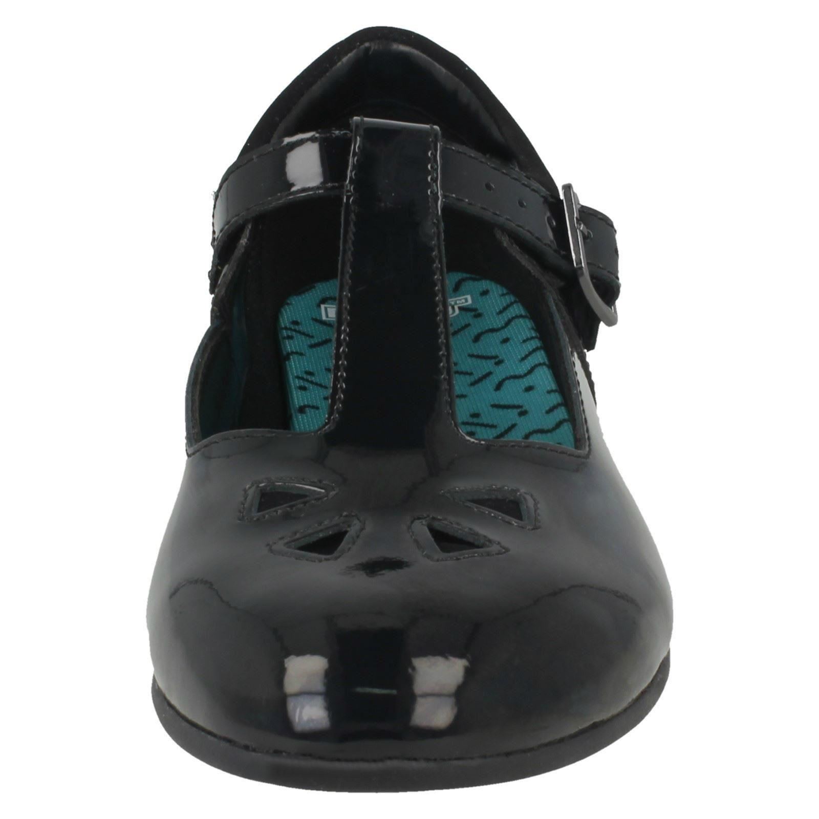 /'Girls Clarks/' T-Bar School Shoes Selsey Play