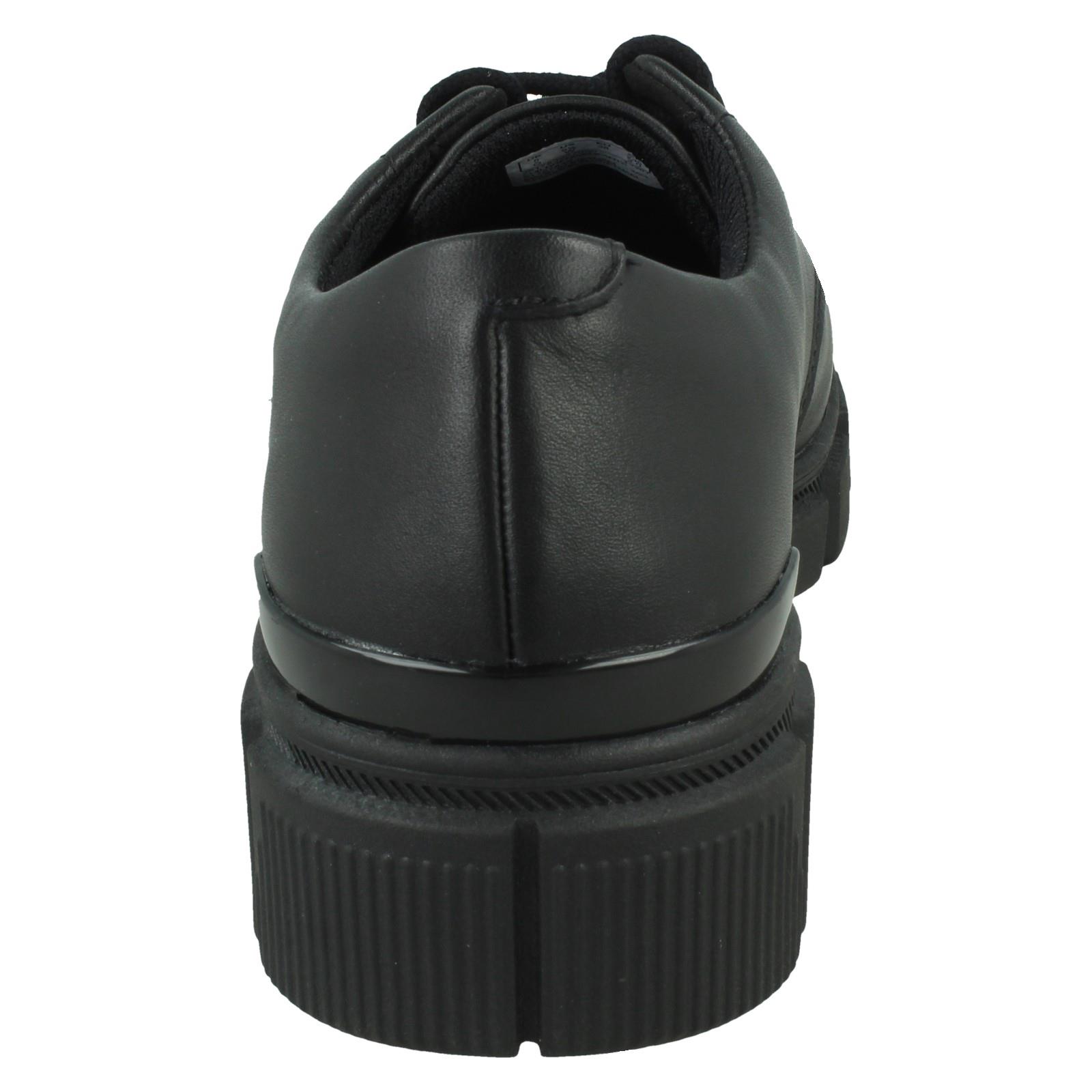 Senior Girls Clarks Leather Chunky Sole School Shoes Evyn Lace Y - Picture 5 of 19