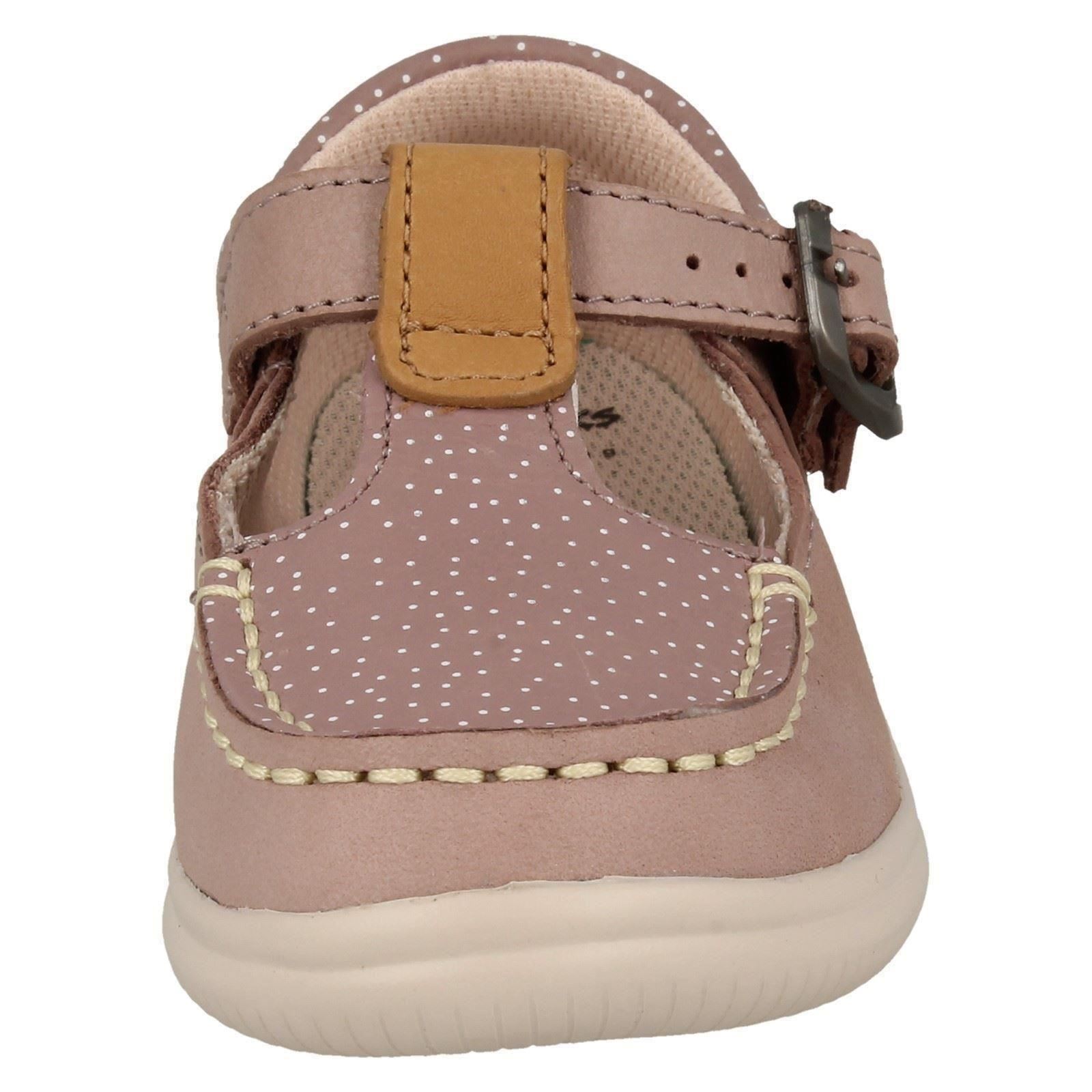 Girls Clarks Casual T-Bar Shoes 'Cloud Rosa' - Picture 22 of 27