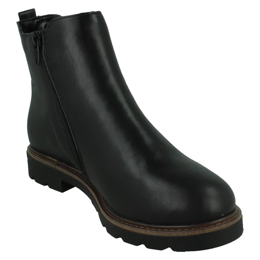 Ladies Remonte-Tex Water Resistant Leather Zip Up Casual Ankle Boots: D2Q70 - Picture 8 of 19