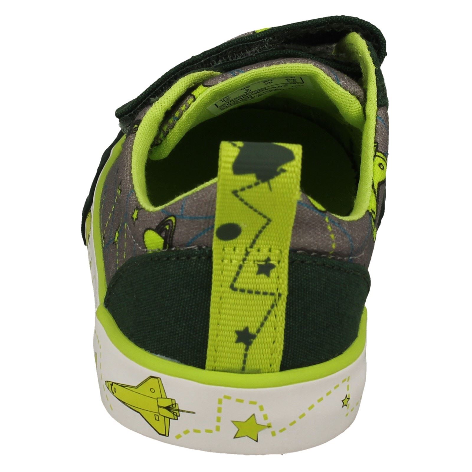 Kinder Clarks Muster detaillierte Canvas Schuhe *Foxing Lo* - Bild 23 von 37