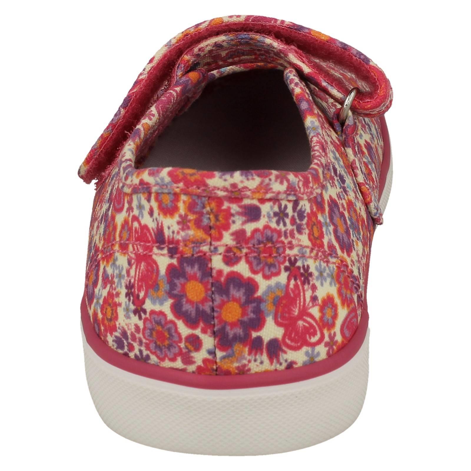 "Zapatos de lona Mary Jane florales detallados florales para niñas ""Busy Lizzy"" - Imagen 12 de 19