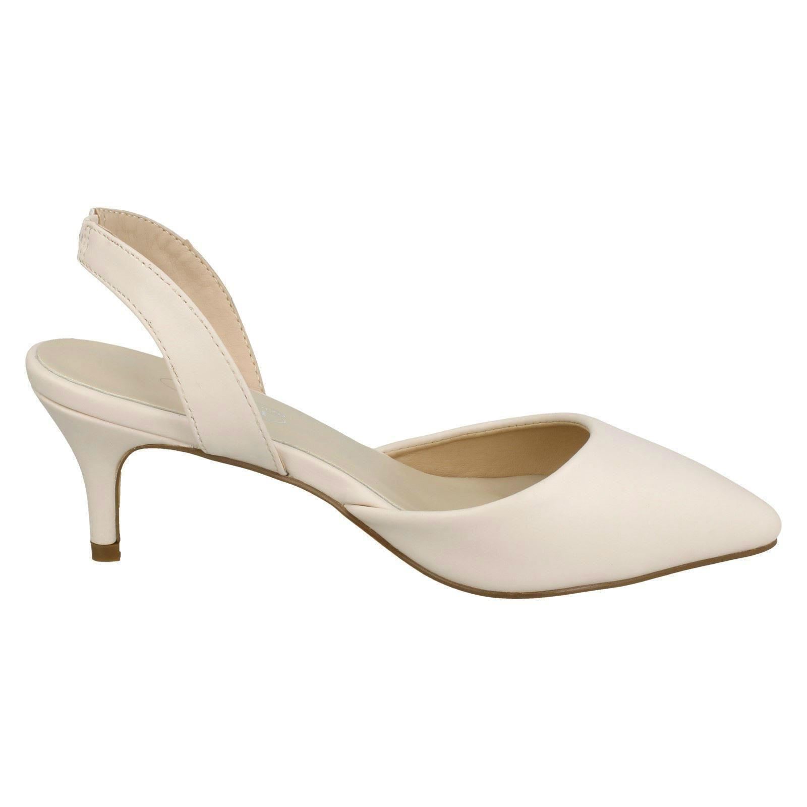 Ladies Spot On Slingback Shoes Heels *F9R0057* - Picture 43 of 73
