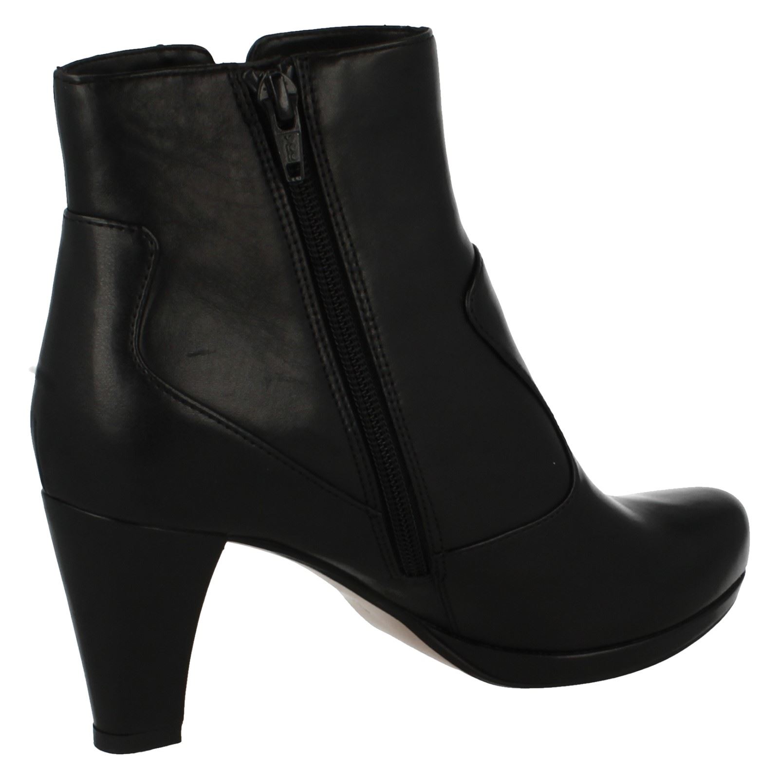 Clarks Damas Tacón Alto Tobillo Tobillo Alto botas coro Zen f6743c Clarks Damas Tacón Alto Tobillo Tobillo Alto botas coro Zen f6743c